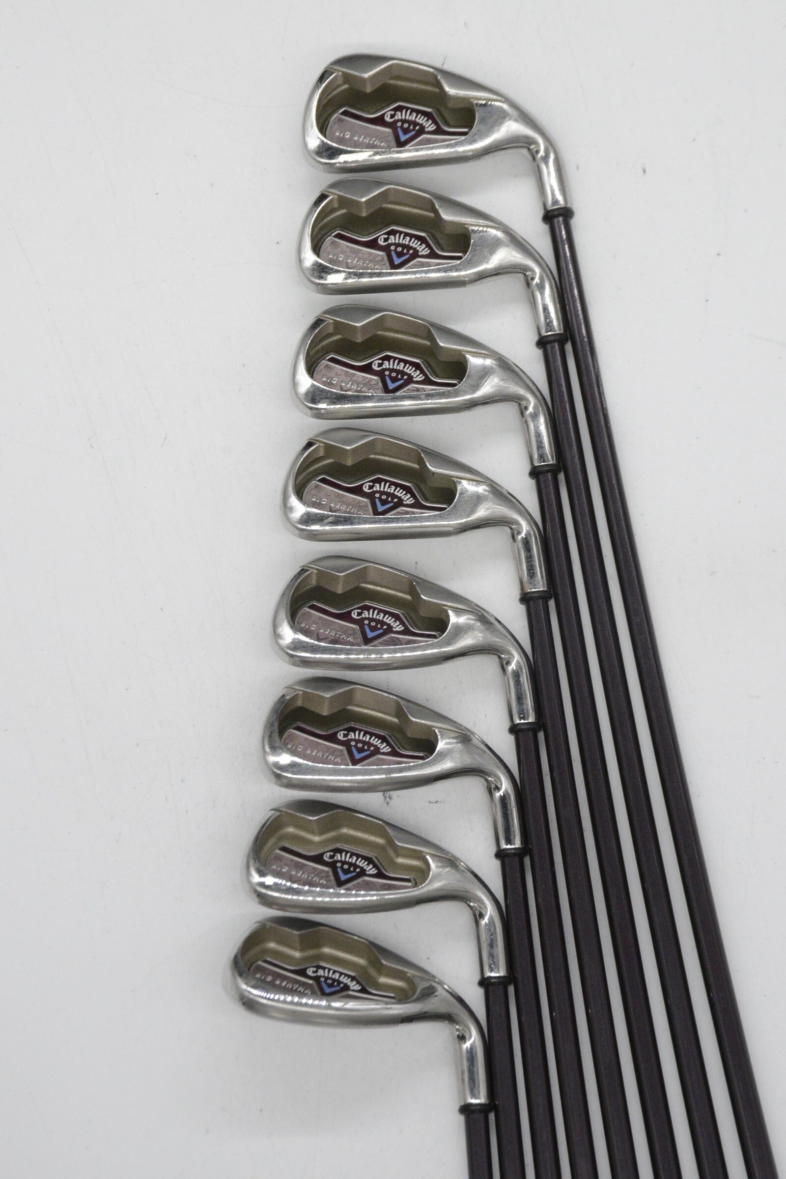 Women's Callaway Big Bertha 2006 4-PW, SW Iron Set W Flex -0.5" Golf Clubs GolfRoots