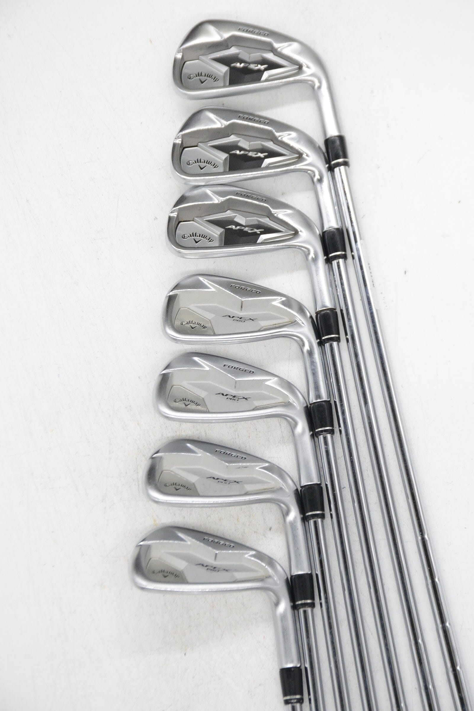 Callaway Apex 19/Apex Pro 19 5-AW Iron Set S Flex +0.5" Golf Clubs GolfRoots