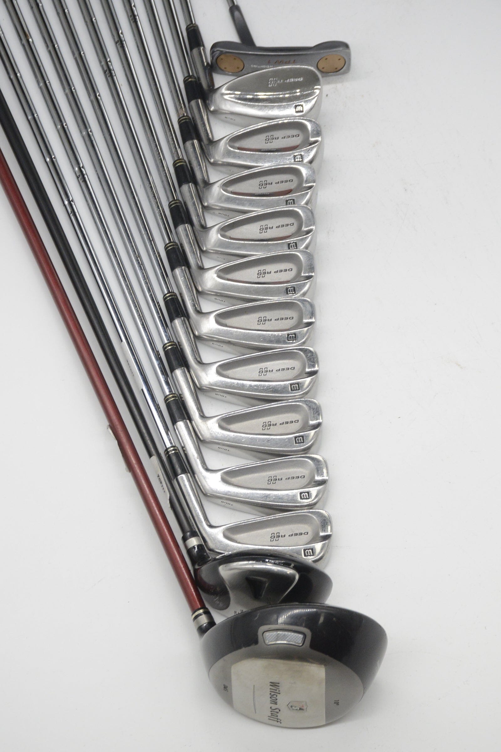 Wilson Deep Red II Tour Mixed Full Set S Flex +0.25" Golf Clubs GolfRoots
