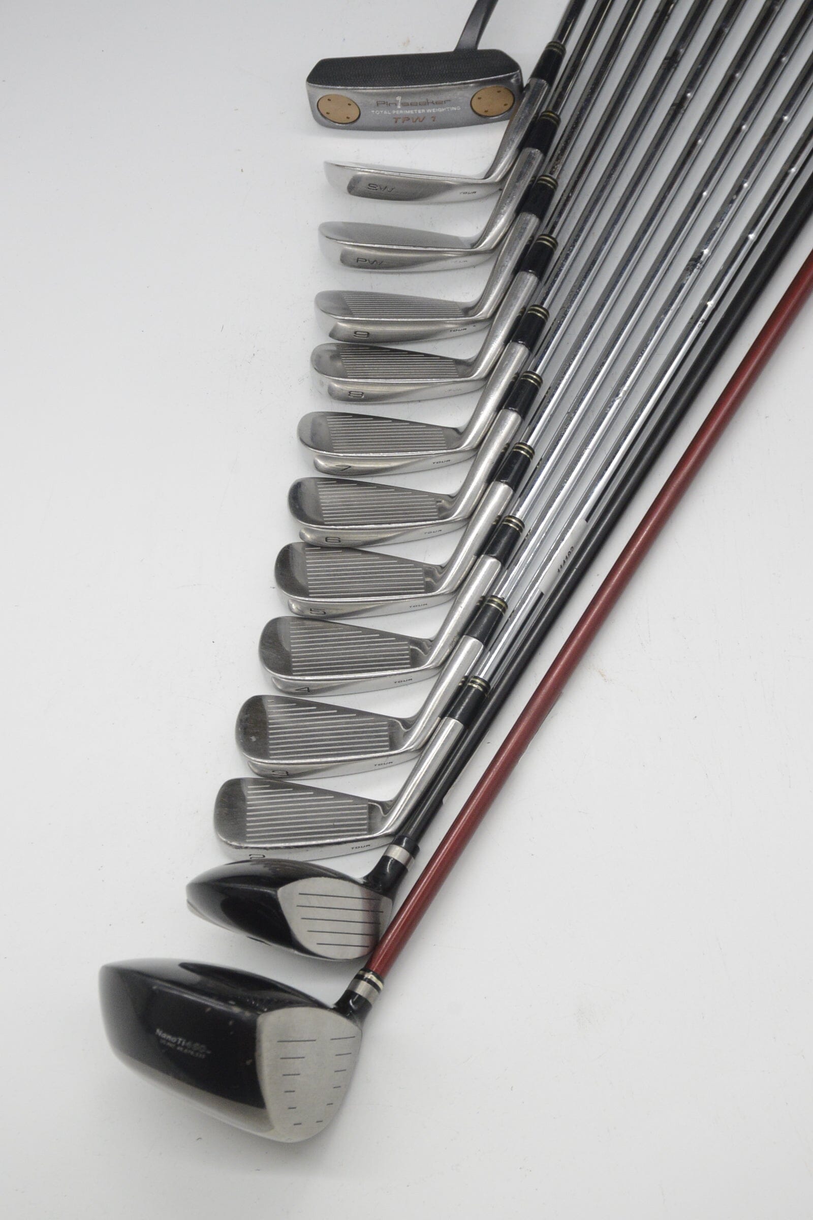 Wilson Deep Red II Tour Mixed Full Set S Flex +0.25" Golf Clubs GolfRoots