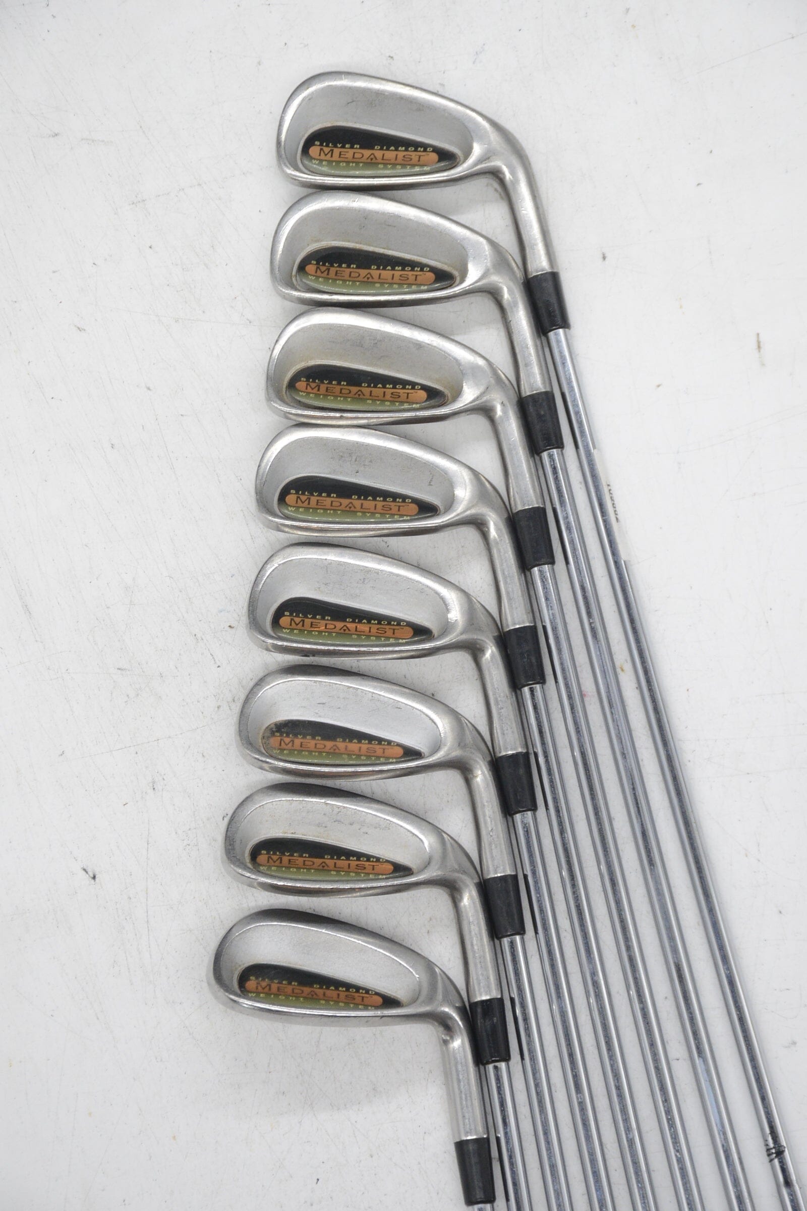 Medalist Silver Diamond 3-PW Iron Set R Flex -1" Golf Clubs GolfRoots