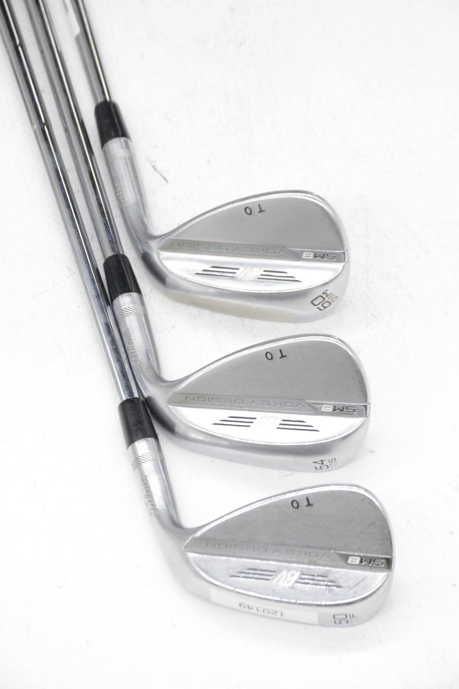 Titleist Vokey SM8 Tour Chrome 50, 54, 60 Degree Wedge Set Wedge Flex Golf Clubs GolfRoots
