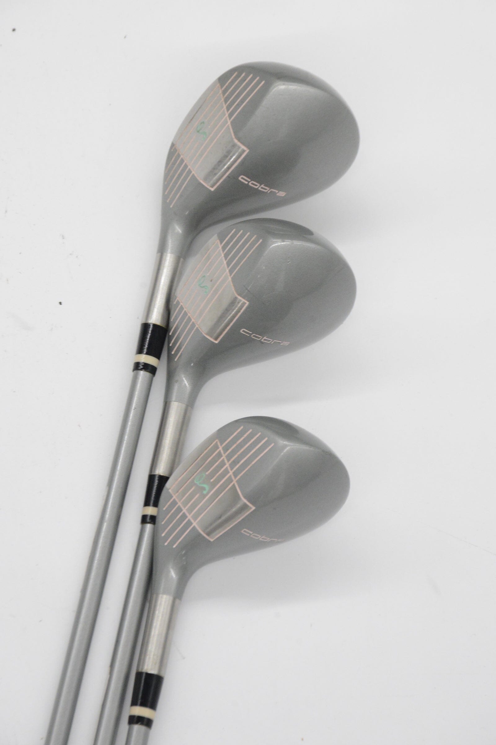 Women's Cobra Baffler Steel Classic 3W, 5W, 7W Wood Set W Flex Golf Clubs GolfRoots