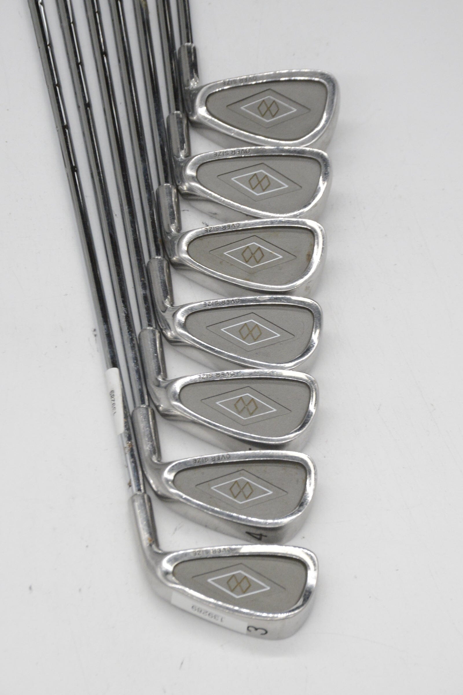 Double Diamond Oversize 3-8, PW Iron Set S Flex -0.25" Golf Clubs GolfRoots