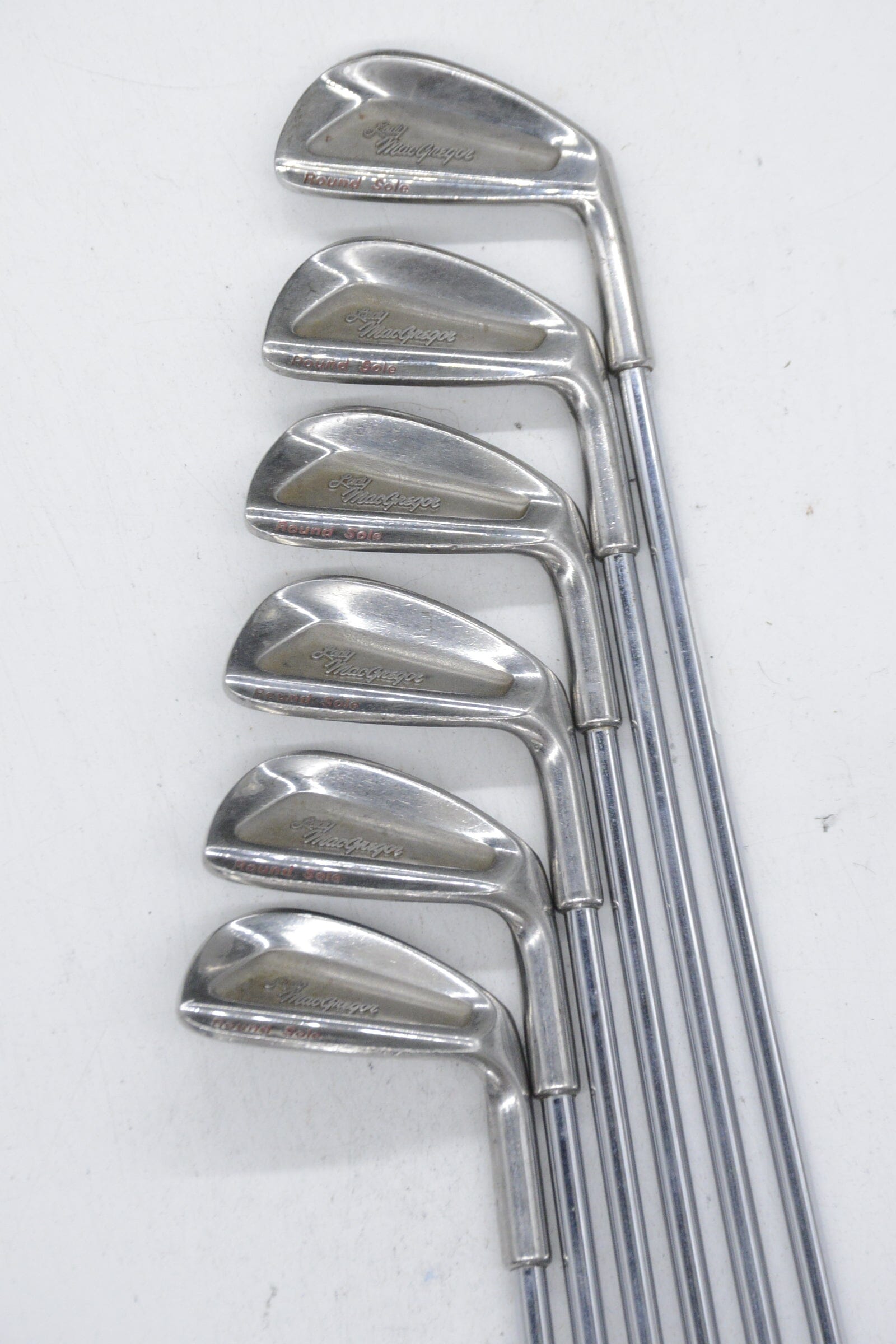 Women's MacGregor Round Sole 3, 5-9 Iron Set W Flex -0.75" Golf Clubs GolfRoots