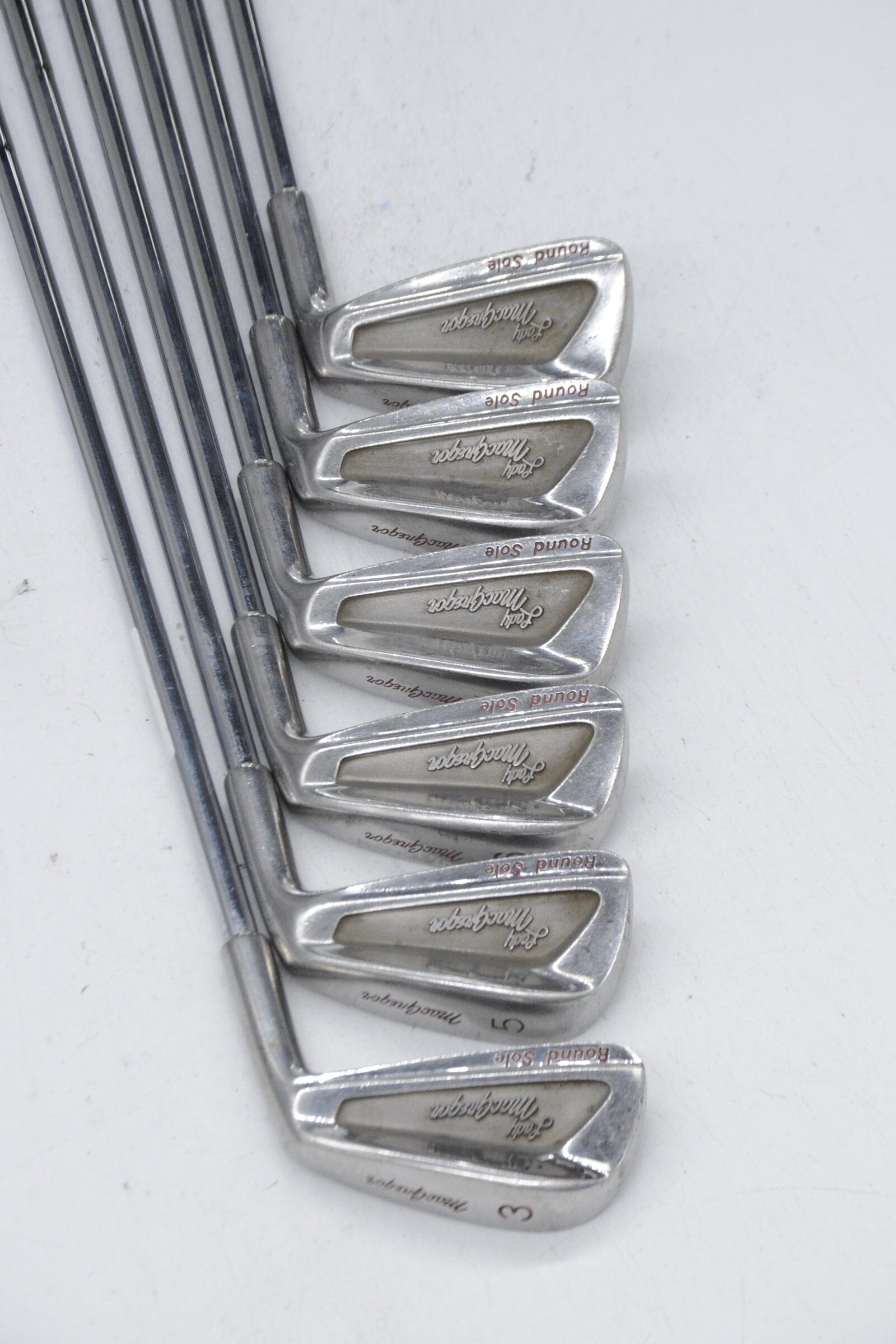 Women's MacGregor Round Sole 3, 5-9 Iron Set W Flex -0.75" Golf Clubs GolfRoots
