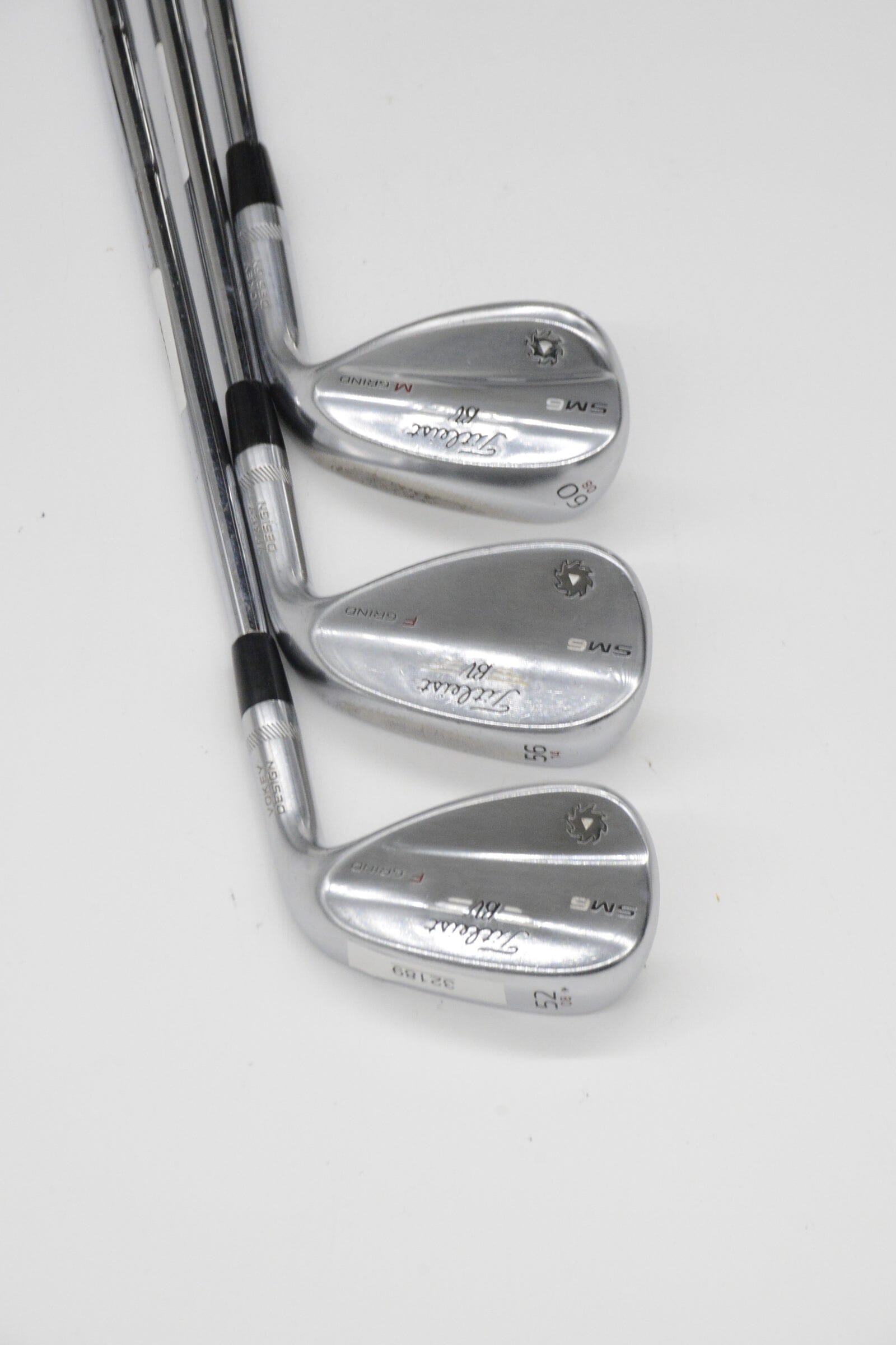 Titleist Vokey SM6 Tour Chrome 52, 56, 60 Degree Wedge Set Wedge Flex Golf Clubs GolfRoots