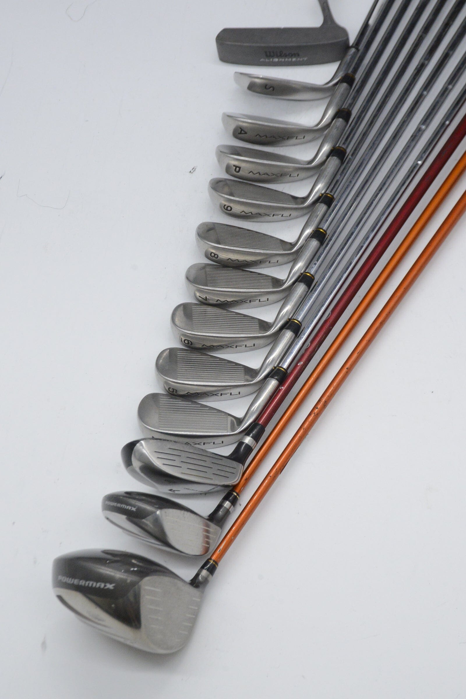 MaxFli Powermax Mixed Full Set R Flex Std Length Golf Clubs GolfRoots
