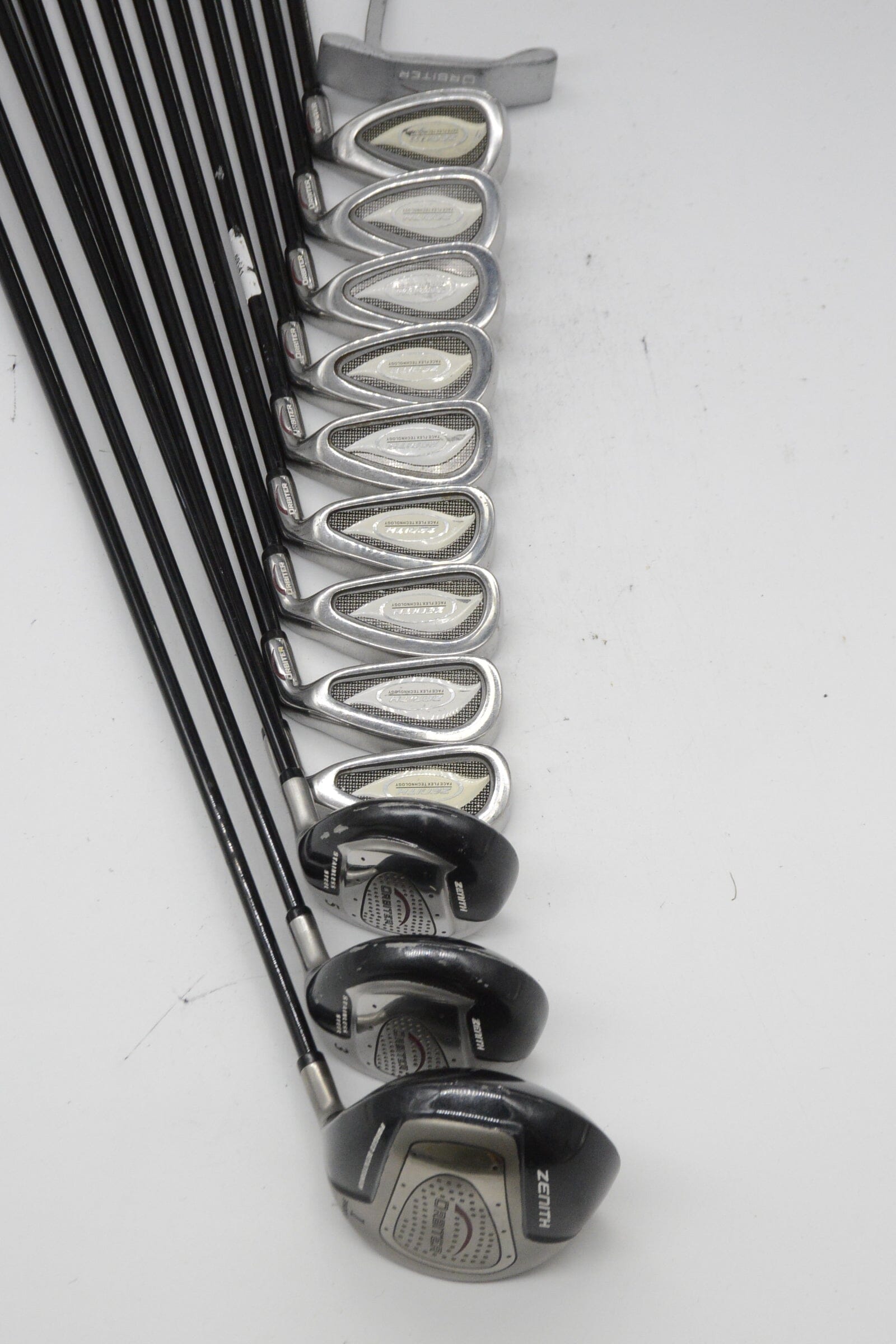 Zenith Orbiter Mixed Full Set R Flex -0.5" Golf Clubs GolfRoots