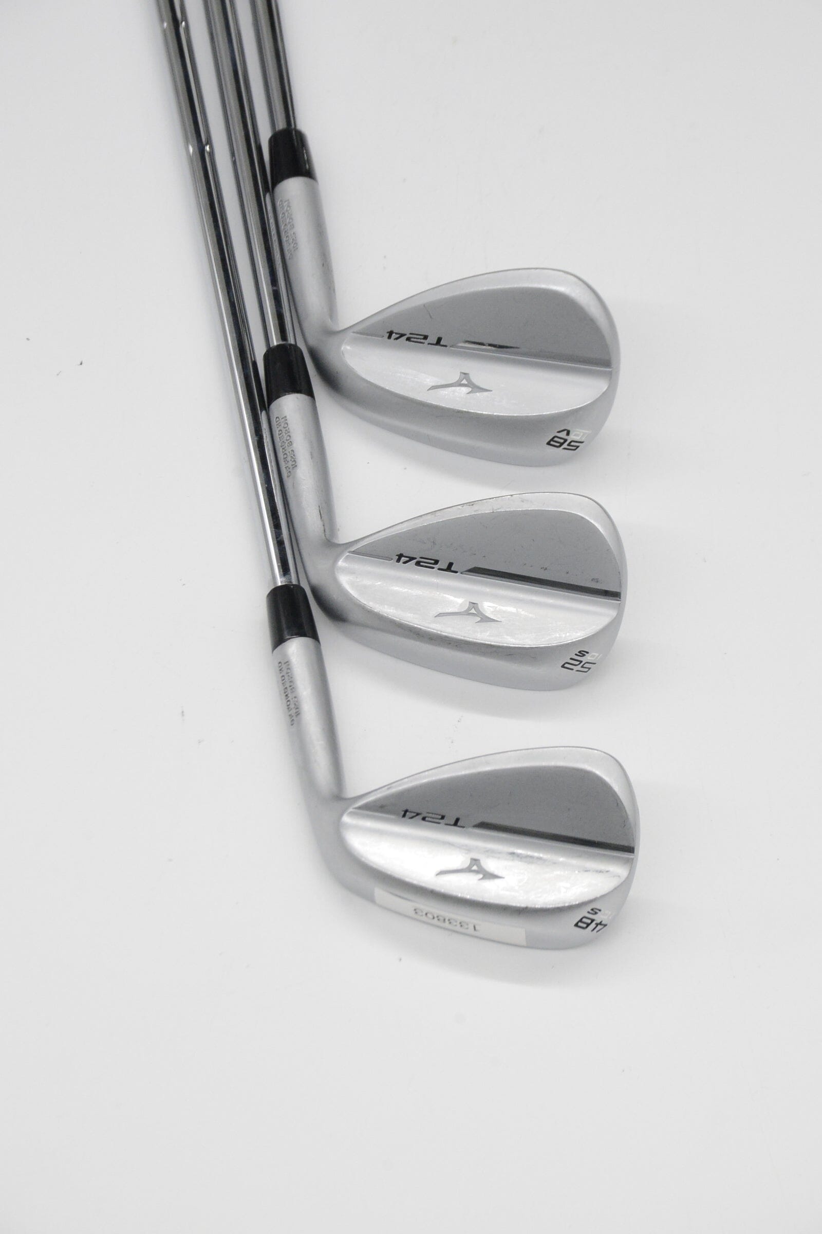 Mizuno T24 Soft White Satin 48, 52, 58 Degree Wedge Set S Flex Golf Clubs GolfRoots