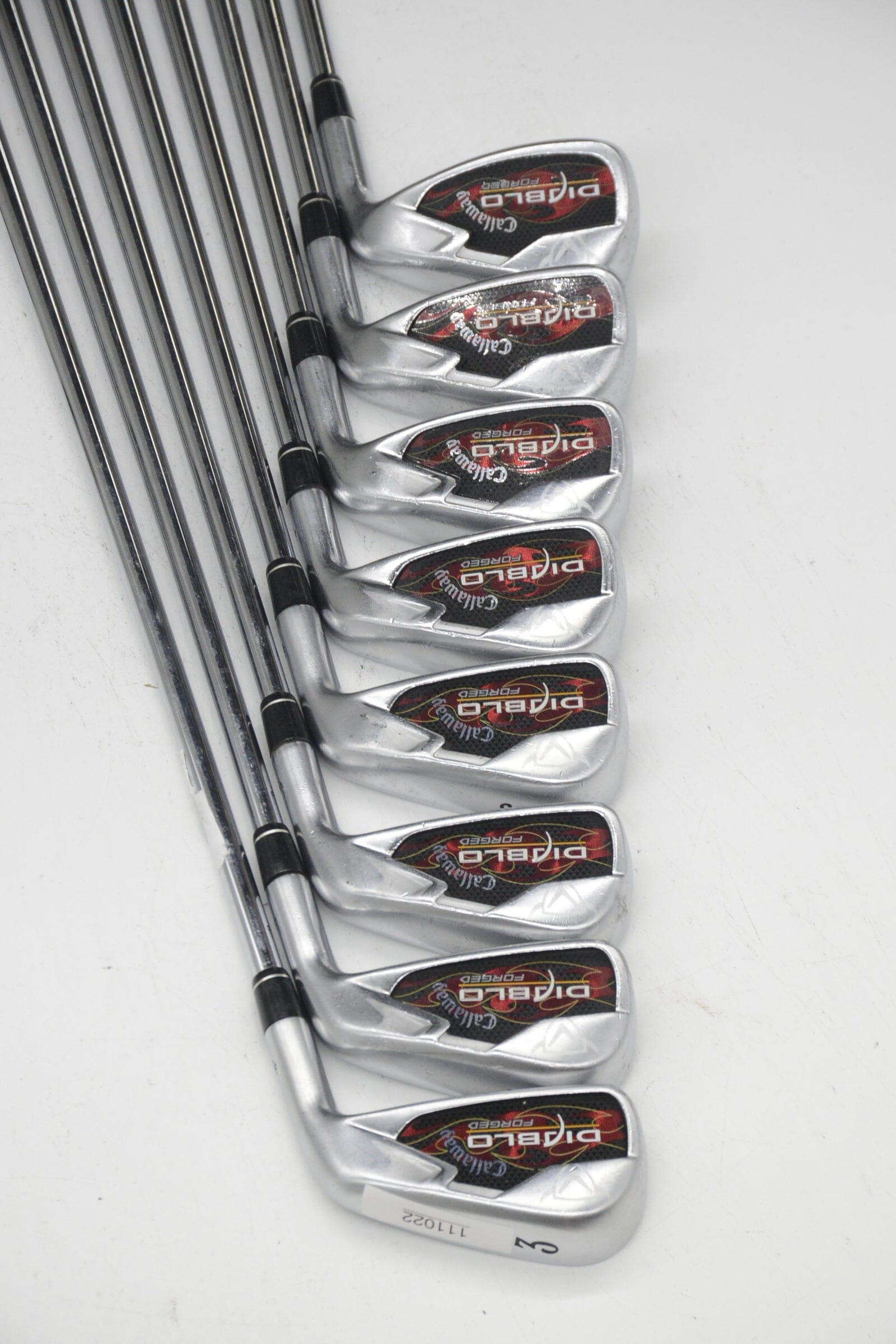 Callaway Diablo Forged 3-PW Iron Set R Flex -0.25" Golf Clubs GolfRoots