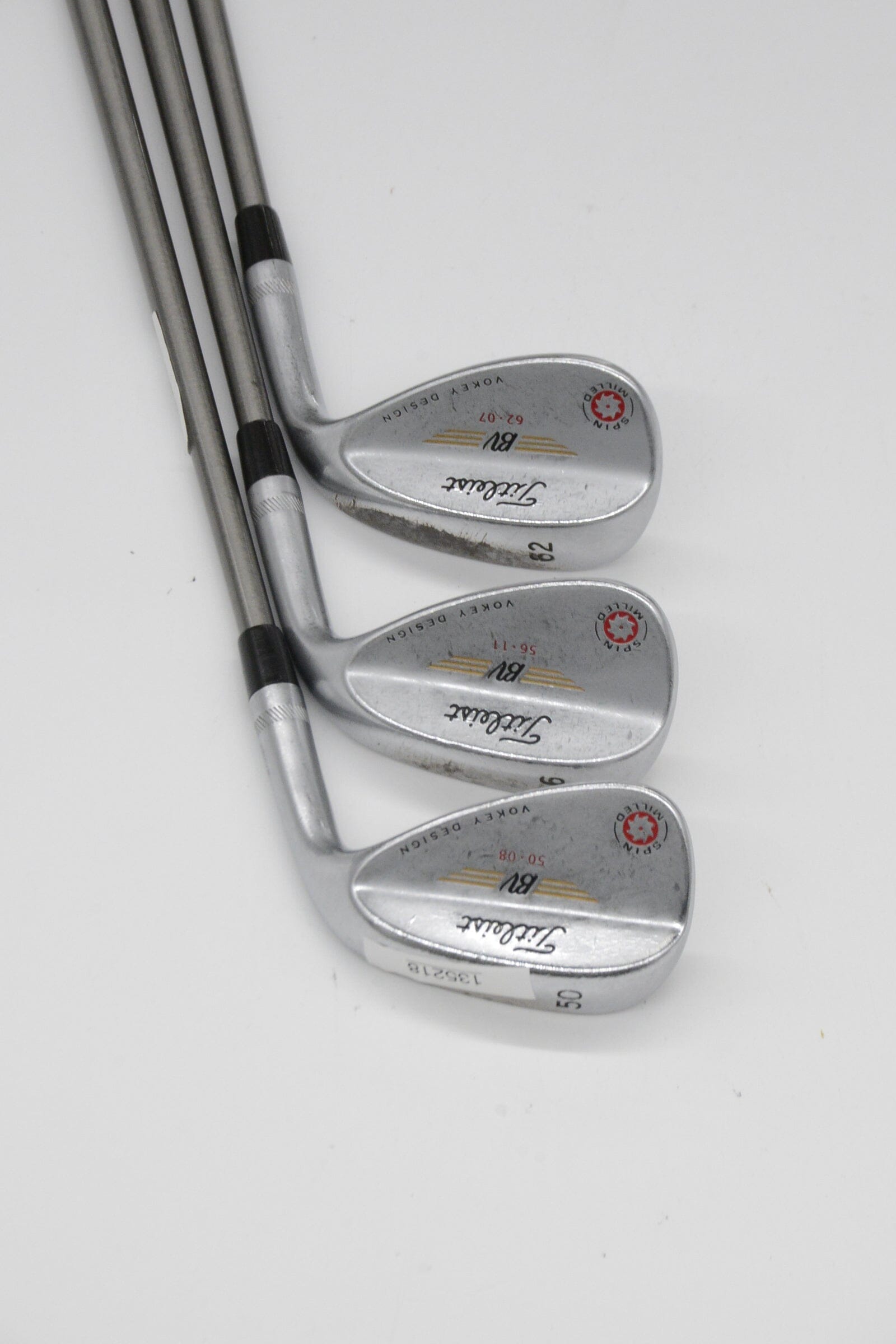 Titleist Vokey Spin Milled 50, 56, 62 Degree Wedge Set SR Flex Golf Clubs GolfRoots