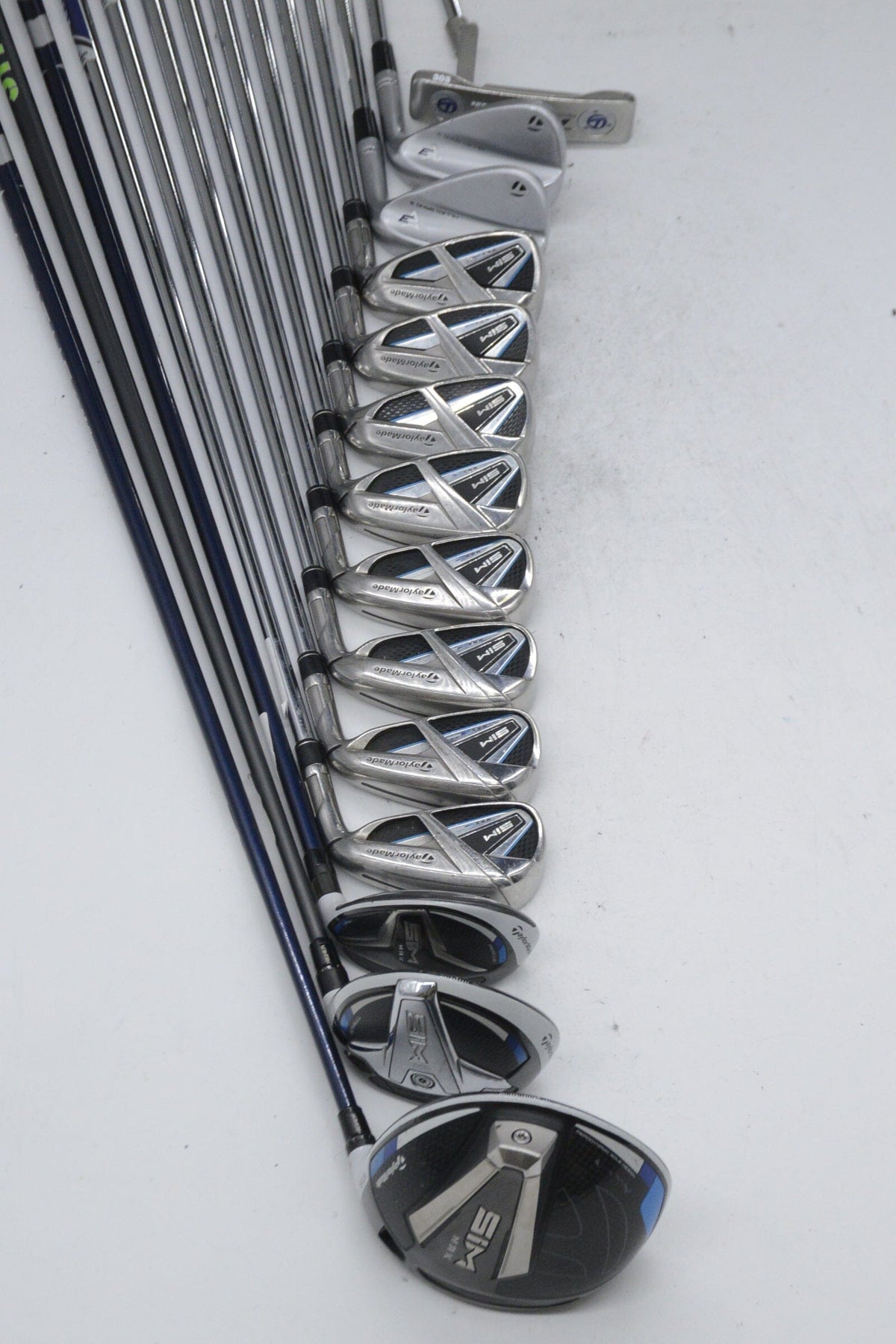 TaylorMade SIM Max Mixed Full Set S Flex +0.5" Golf Clubs GolfRoots