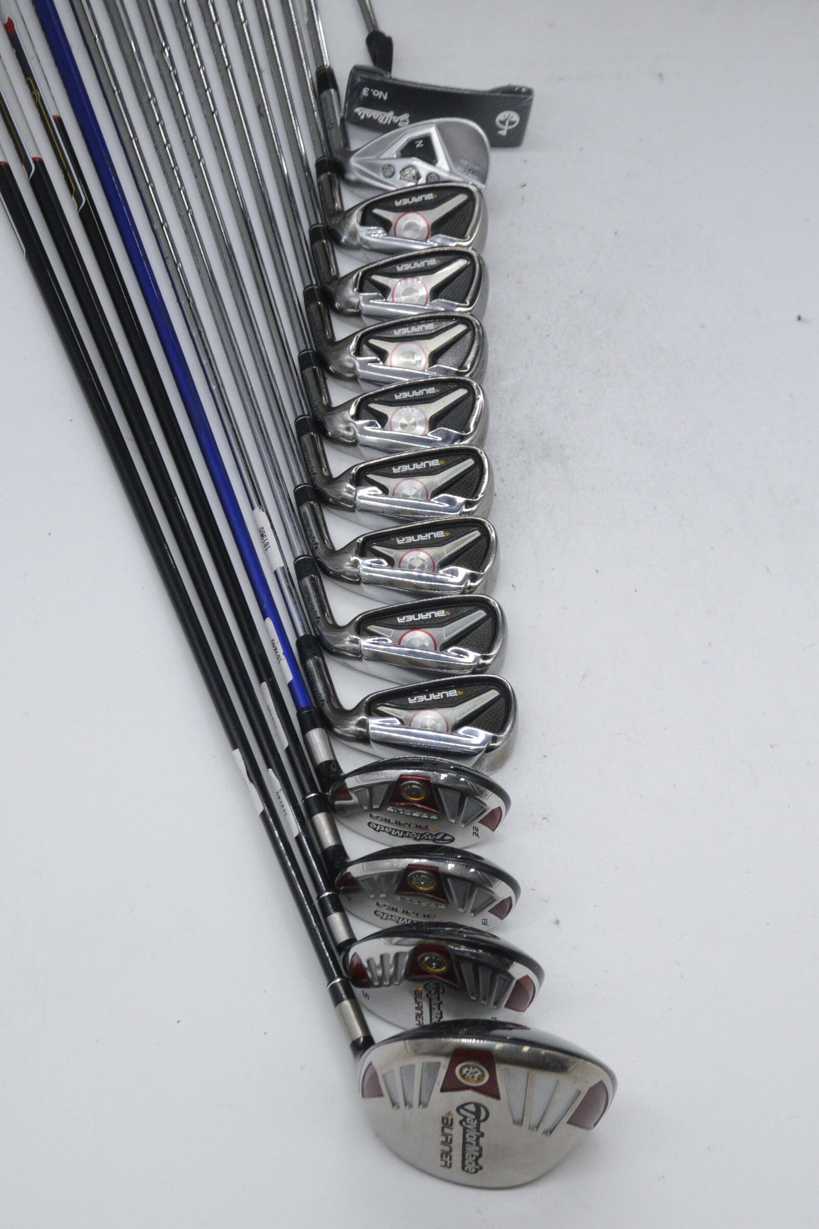 TaylorMade Burner '09 Mixed Full Set R Flex +0.75" Golf Clubs GolfRoots