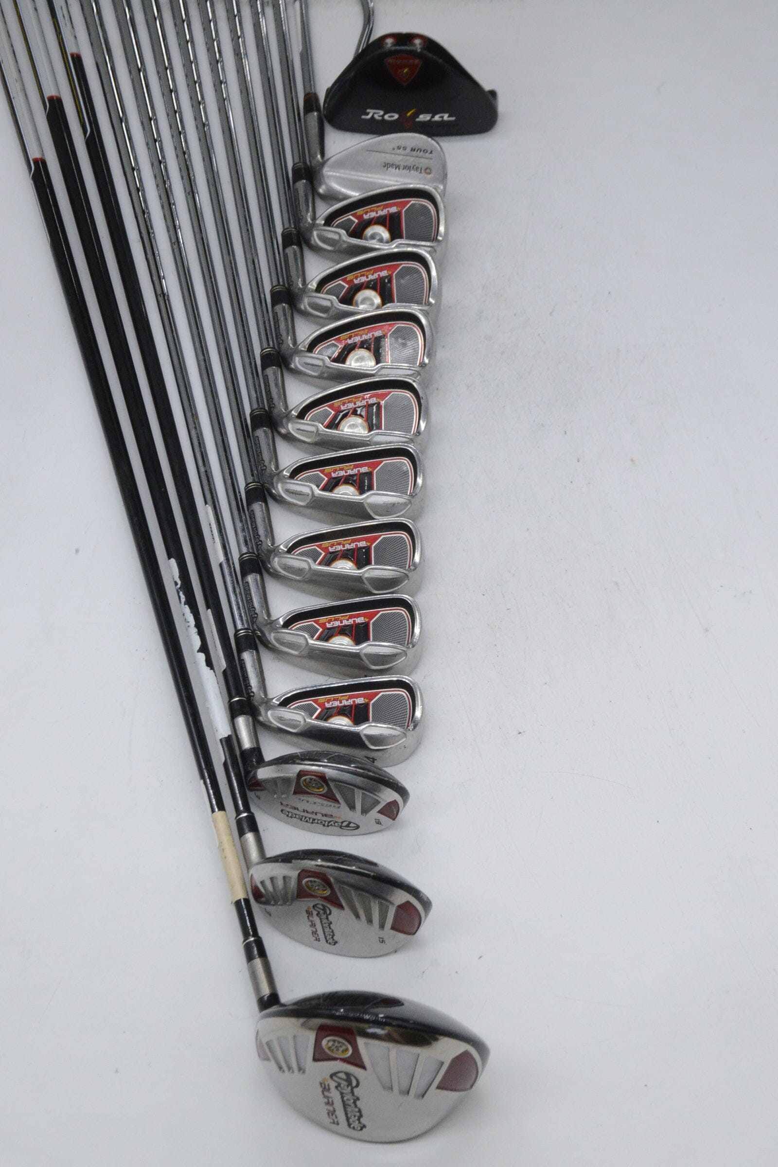 TaylorMade Burner Plus Mixed Full Set Uniflex +0.5" Golf Clubs GolfRoots