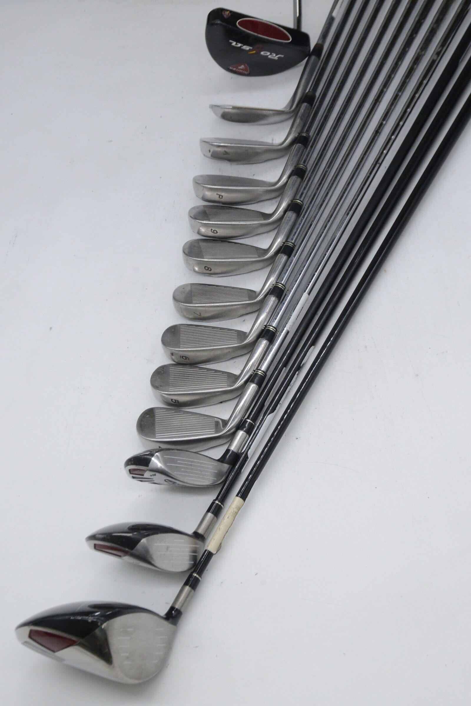 TaylorMade Burner Plus Mixed Full Set Uniflex +0.5" Golf Clubs GolfRoots