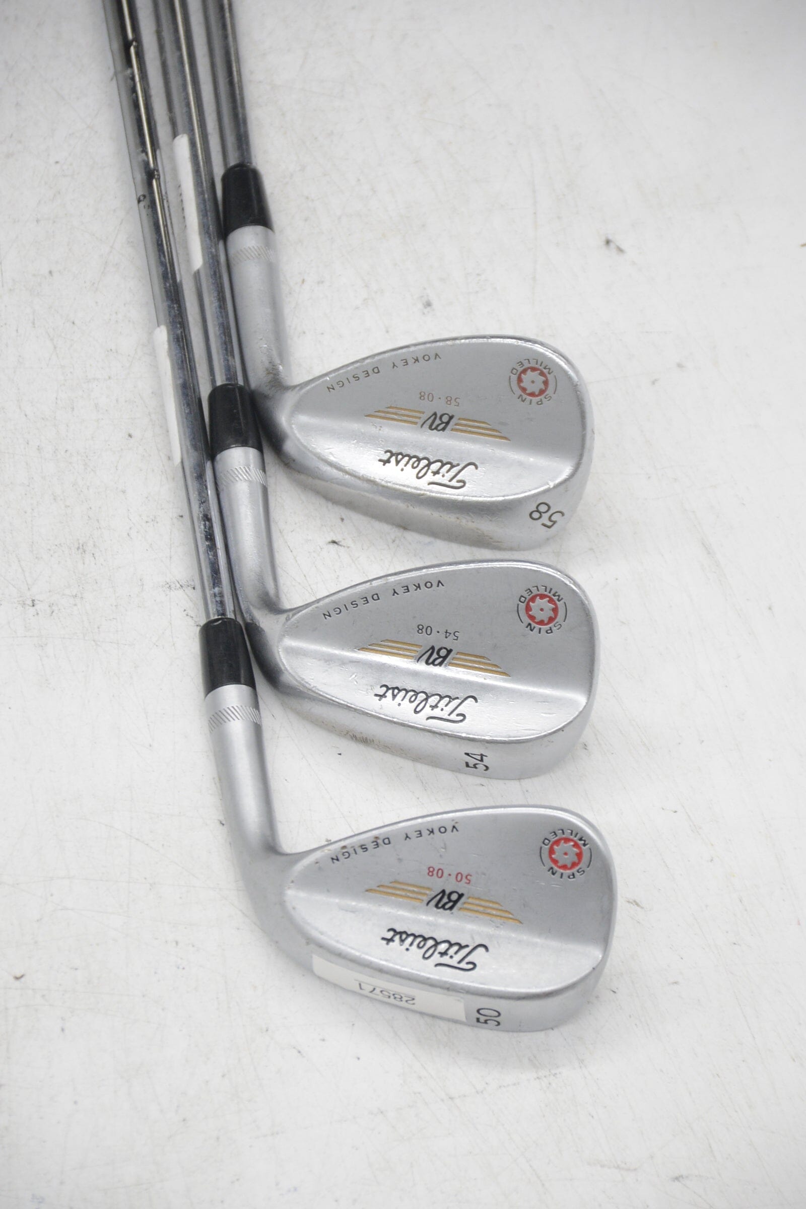 Titleist Vokey Spin Milled 50, 54, 58 Degree Wedge Set Wedge Flex Golf Clubs GolfRoots