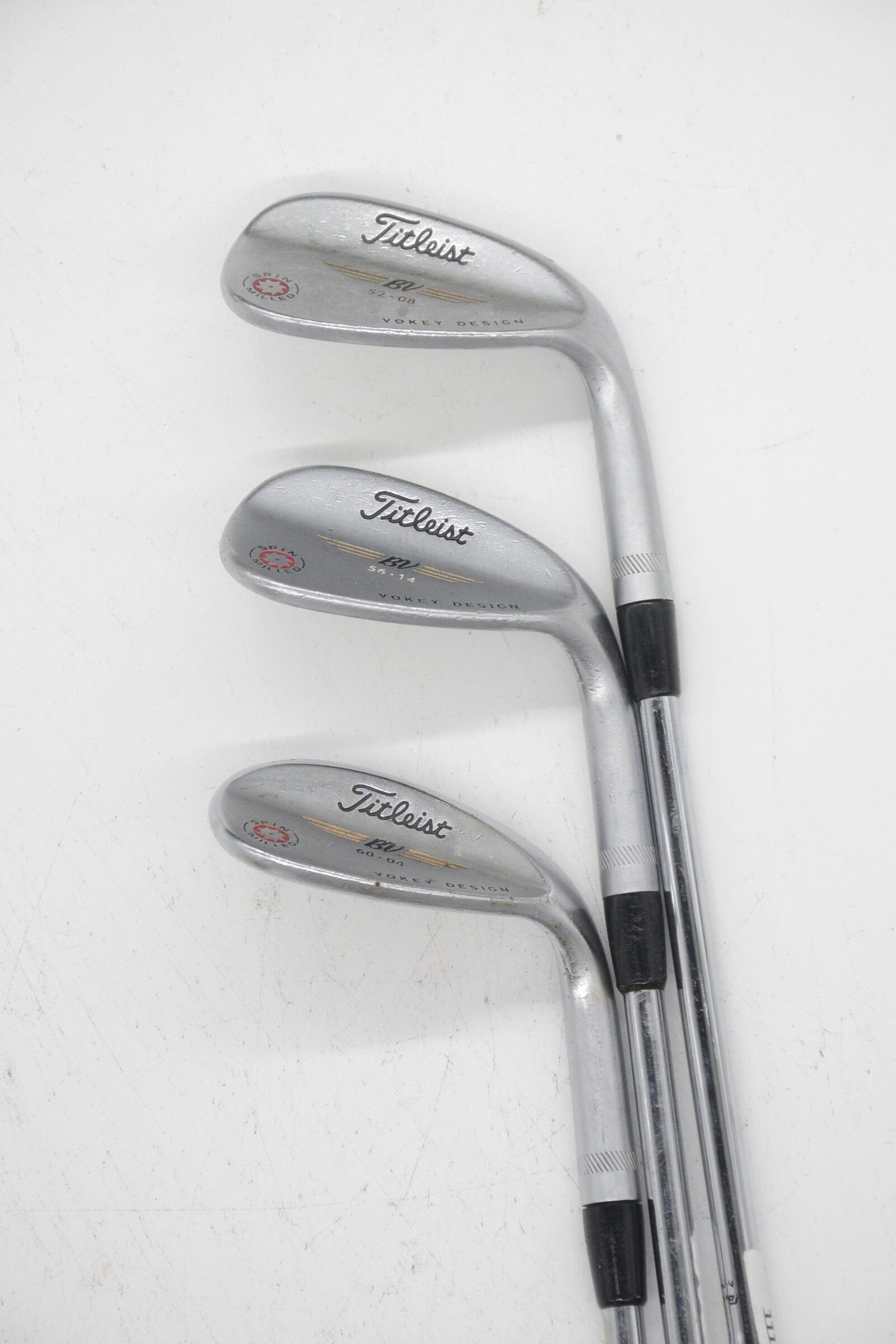 Titleist Vokey Spin Milled 52, 56, 60 Degree Wedge Set Wedge Flex Golf Clubs GolfRoots