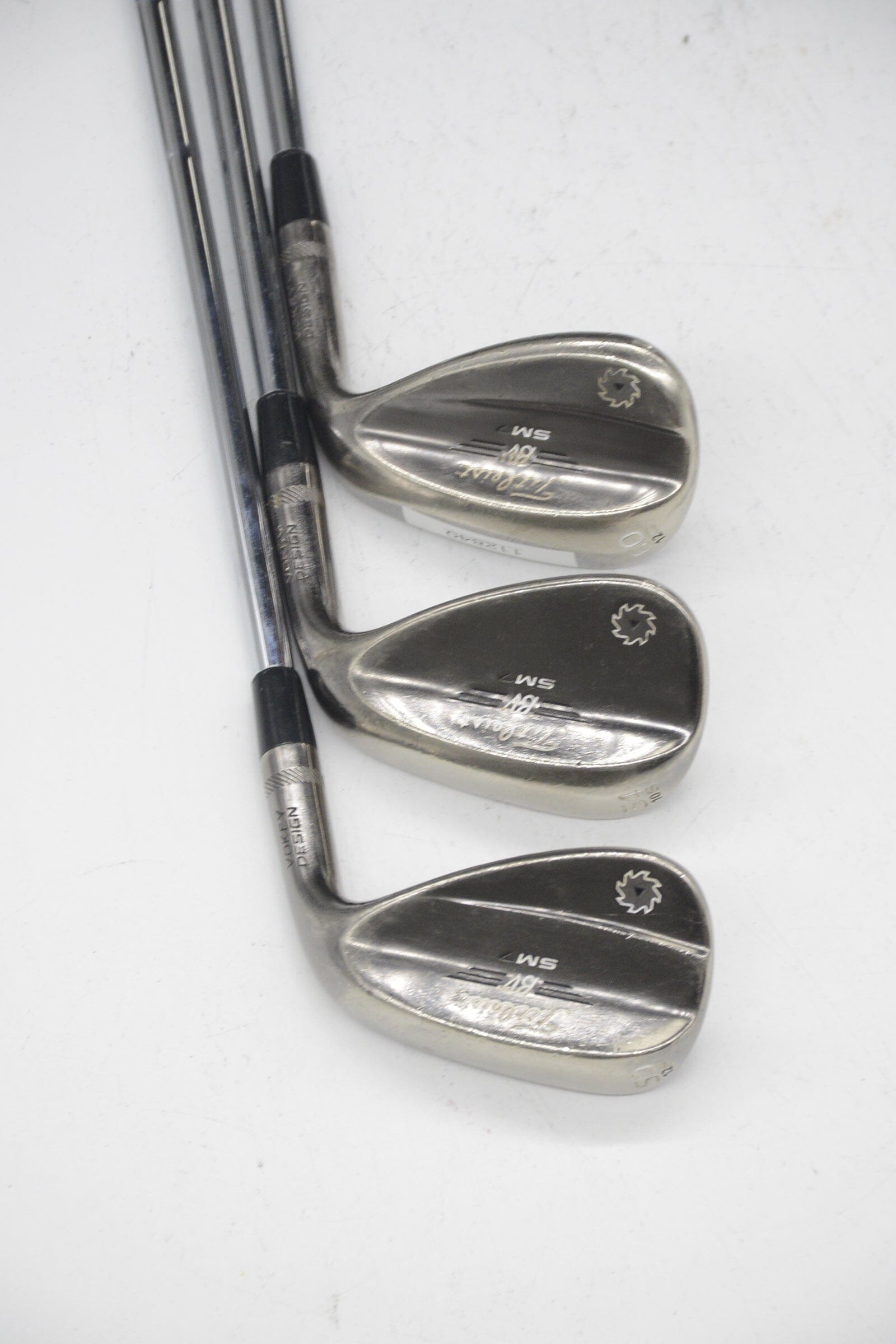 Titleist Vokey SM7 Brushed Steel 50, 54, 60 Degree Wedge Set S Flex Golf Clubs GolfRoots