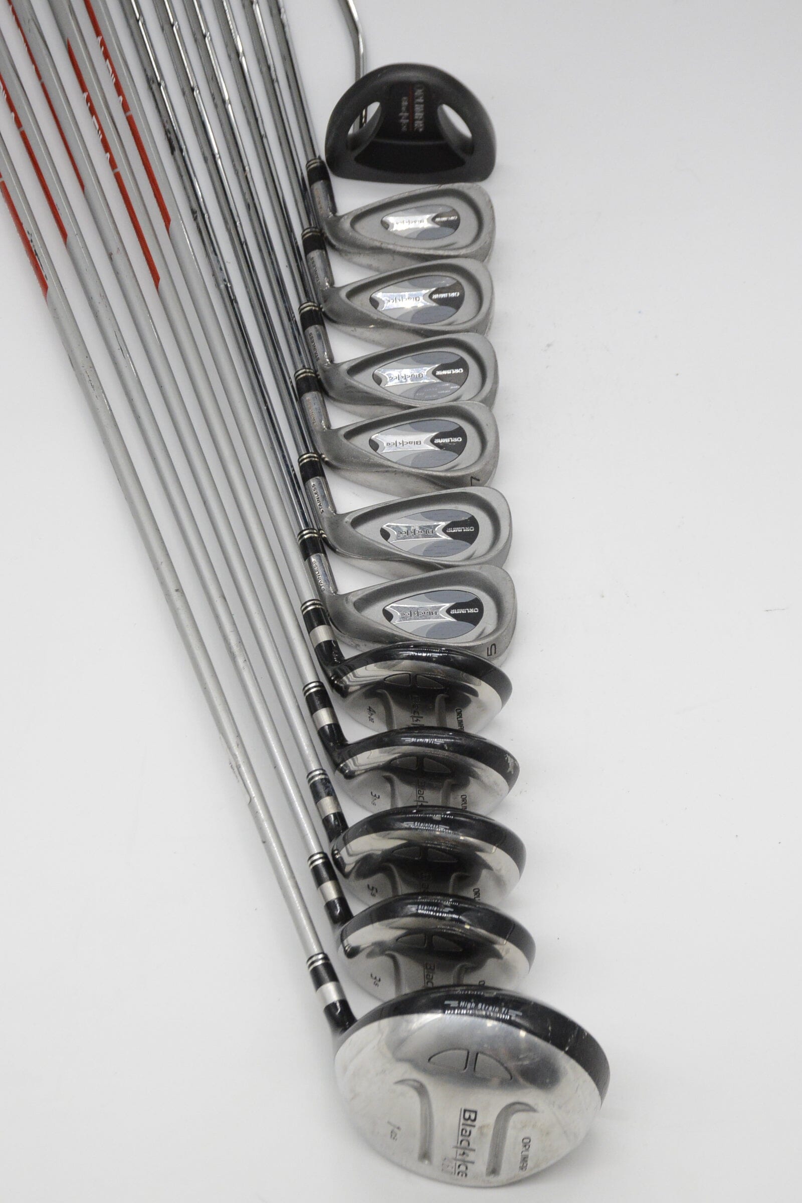 Orlimar Black Ice Mixed Full Set S Flex -0.25" Golf Clubs GolfRoots