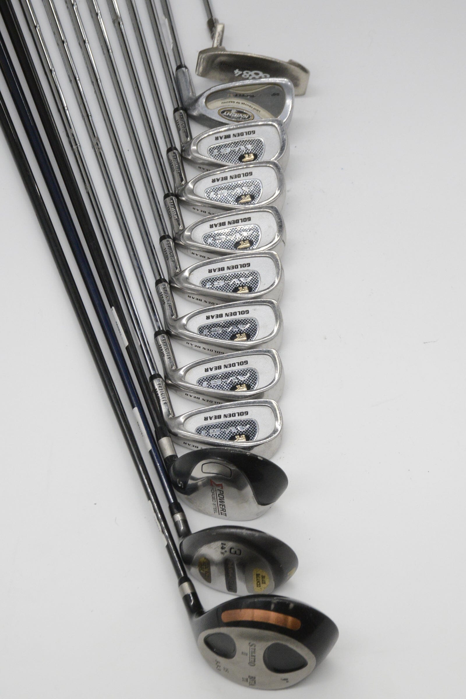 Golden Bear AV-61 Mixed Full Set R Flex -0.5" Golf Clubs GolfRoots