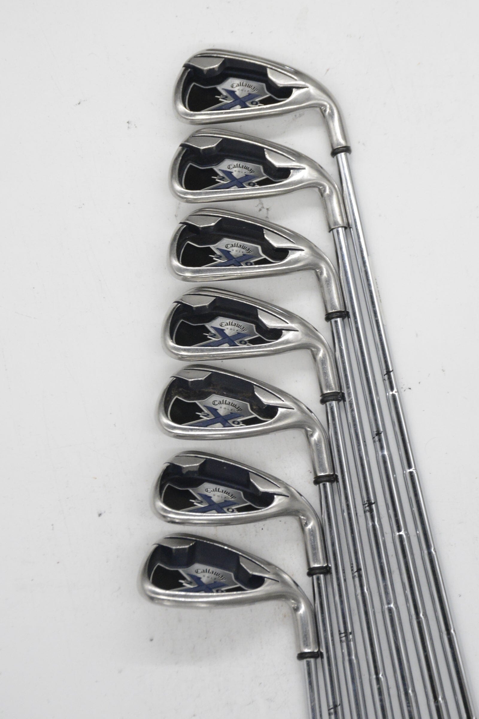 Callaway X-20 4-PW Iron Set S Flex Std Length Golf Clubs GolfRoots