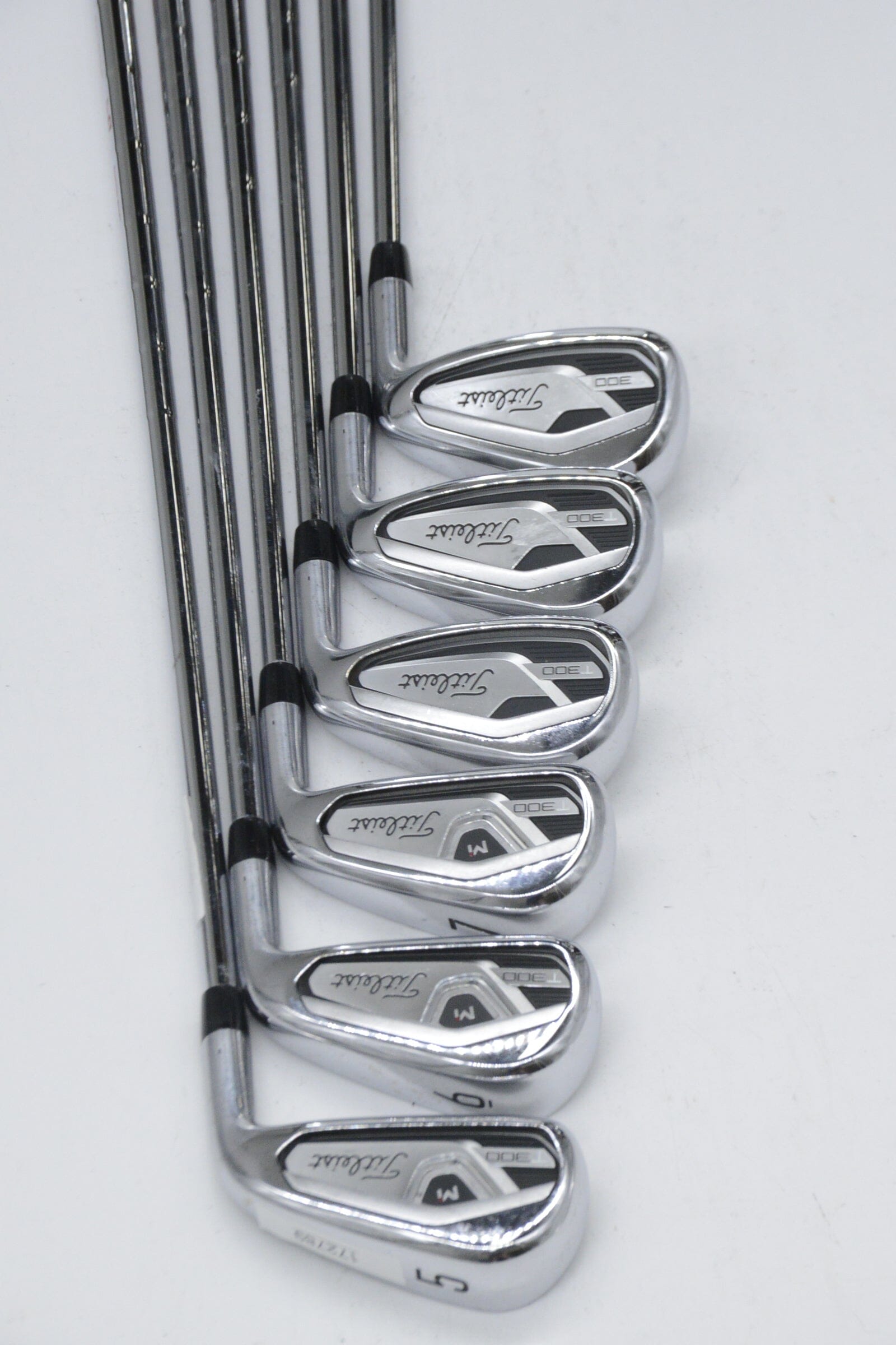 Titleist T300 2021 5-PW Iron Set S Flex -0.25" Golf Clubs GolfRoots