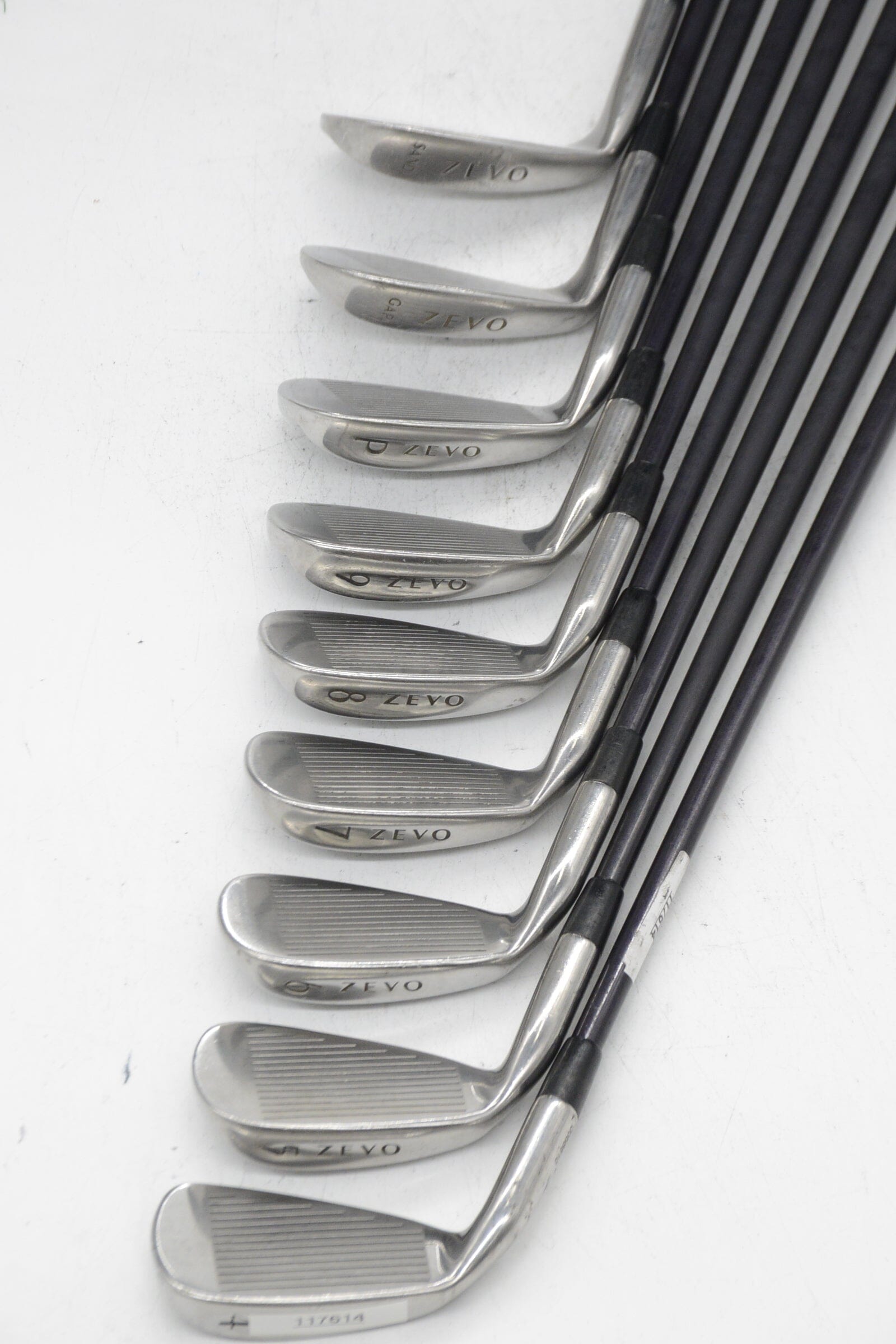 Zevo Comp Equipe 4-SW Iron Set S Flex +0.25" Golf Clubs GolfRoots