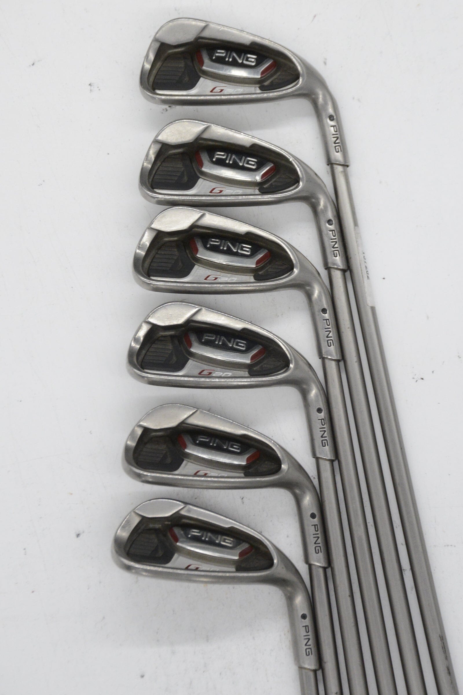 Ping G20 6-UW Iron Set SR Flex -0.5" Golf Clubs GolfRoots