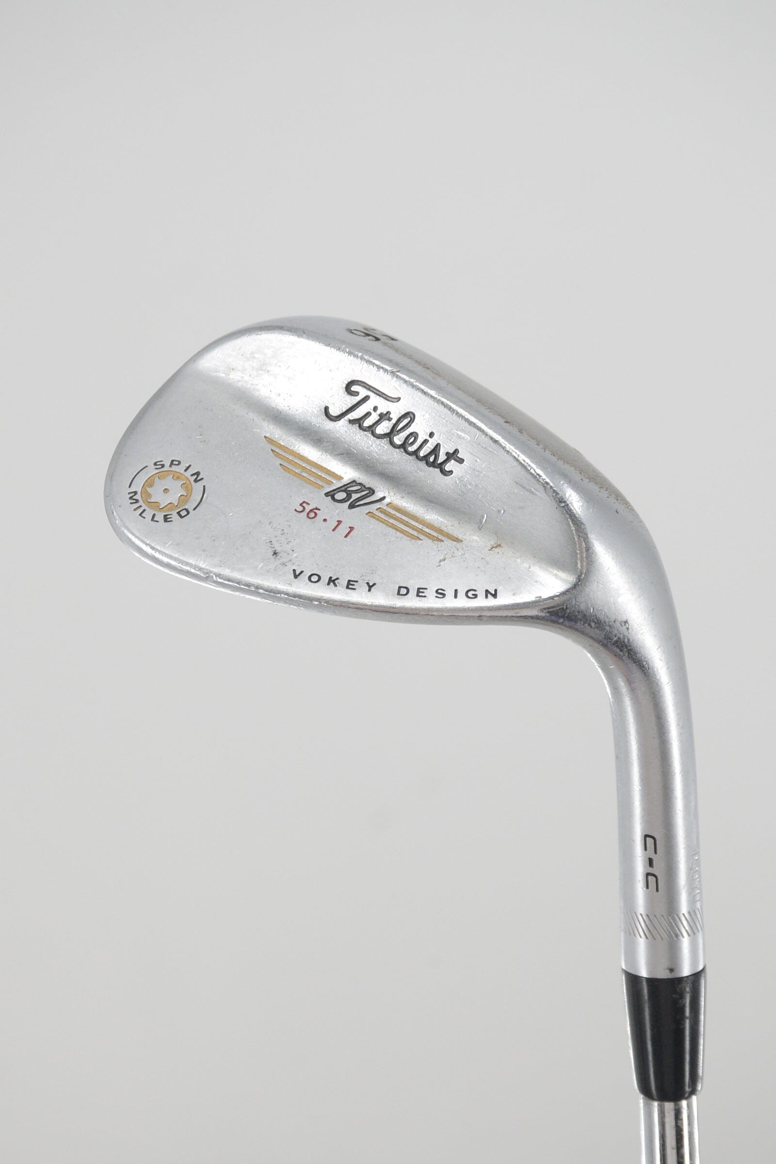 Titleist Vokey Spin Milled Chrome C-C 56 Degree Wedge S Flex 35" Golf Clubs GolfRoots