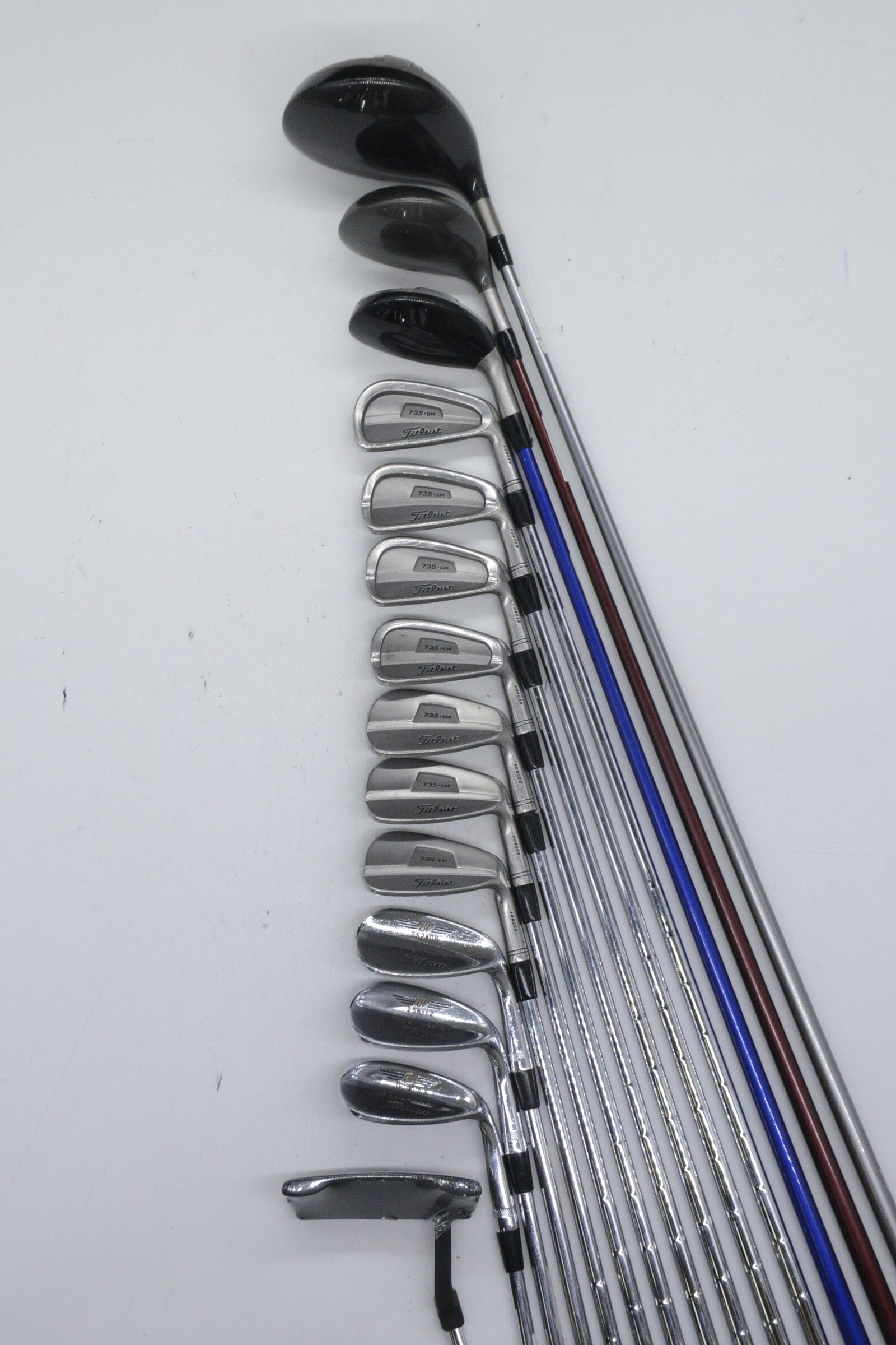 Titleist 735.CM Forged Mixed Full Set S Flex Std Length Golf Clubs GolfRoots