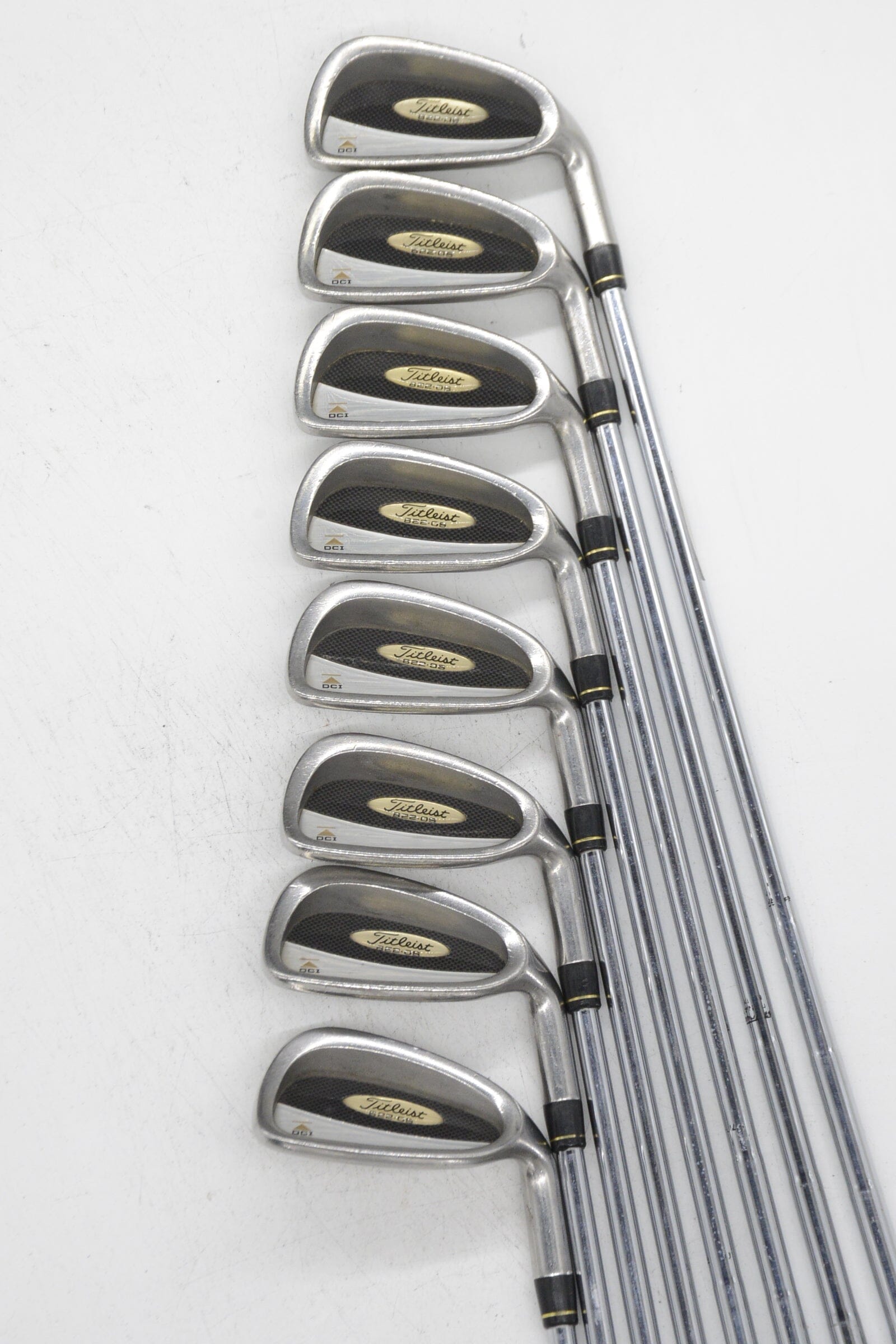 Titleist DCI 822 Oversize 3-PW Iron Set S Flex +0.25" Golf Clubs GolfRoots