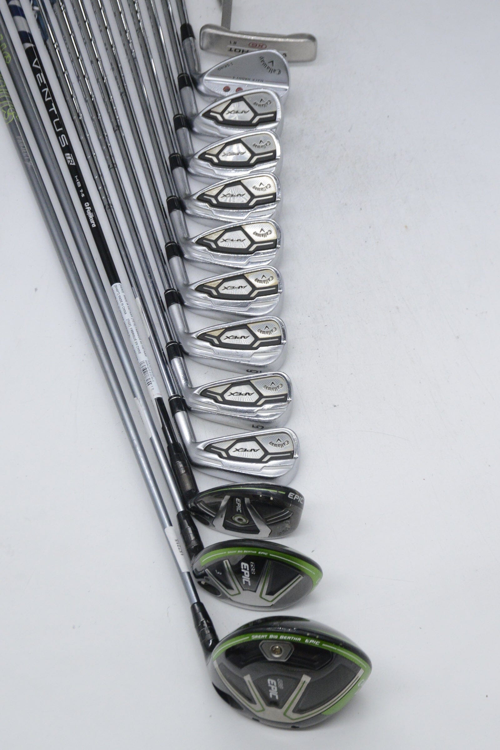 Callaway Apex CF16 Mixed Full Set S Flex Std Length Golf Clubs GolfRoots