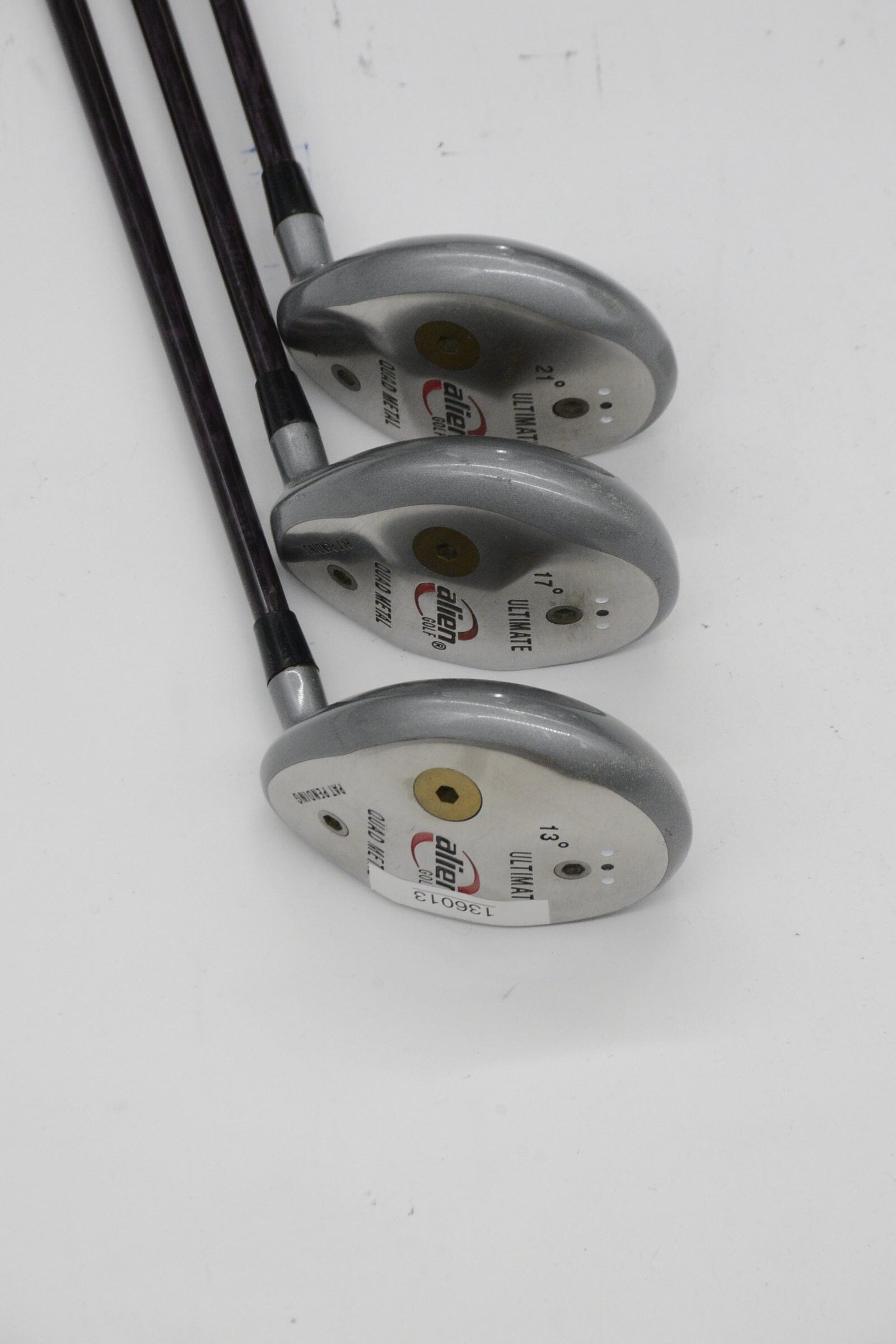 Alien Golf Quad Metal 3W, 5W, 7W Wood Set R Flex Golf Clubs GolfRoots