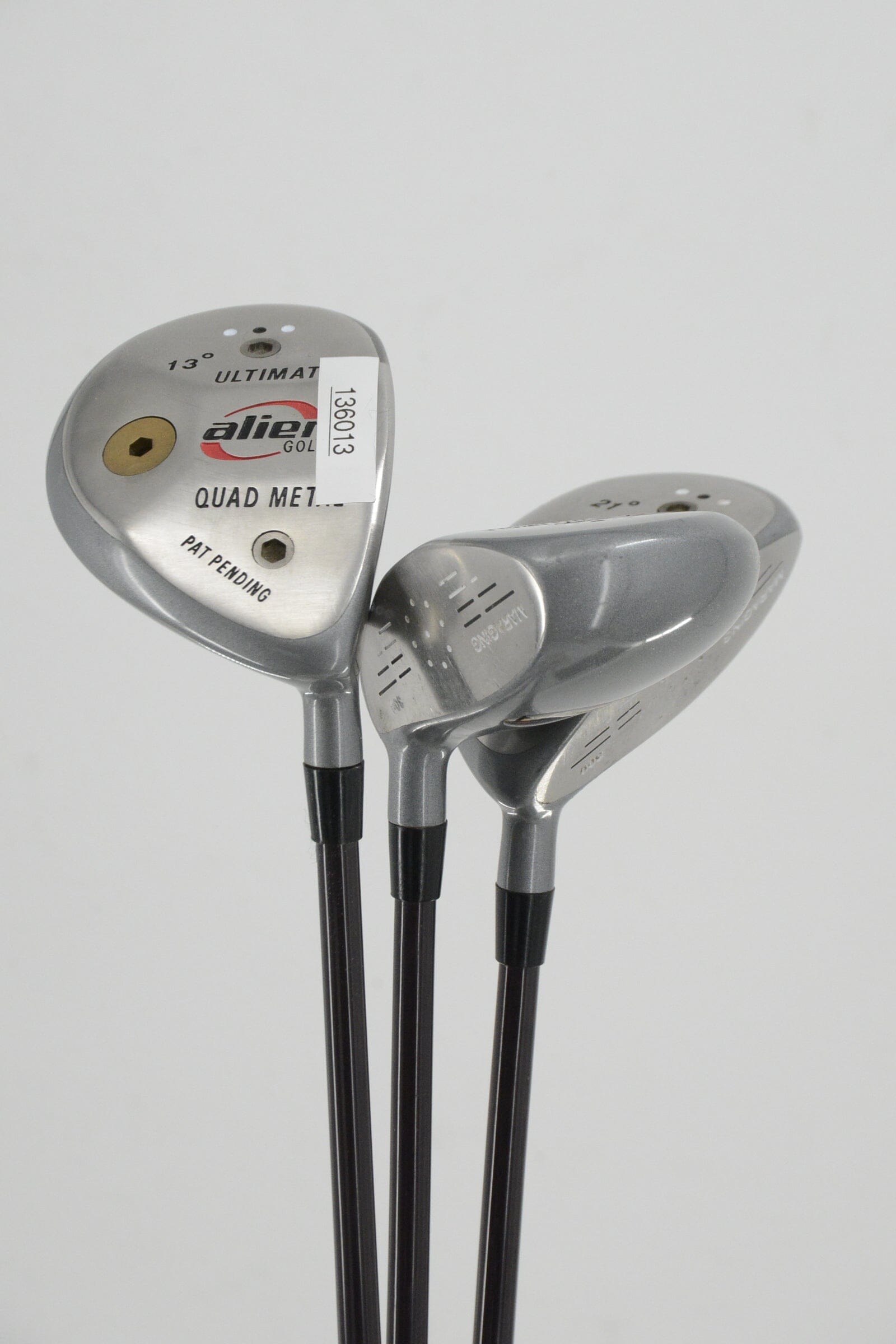 Alien Golf Quad Metal 3W, 5W, 7W Wood Set R Flex Golf Clubs GolfRoots