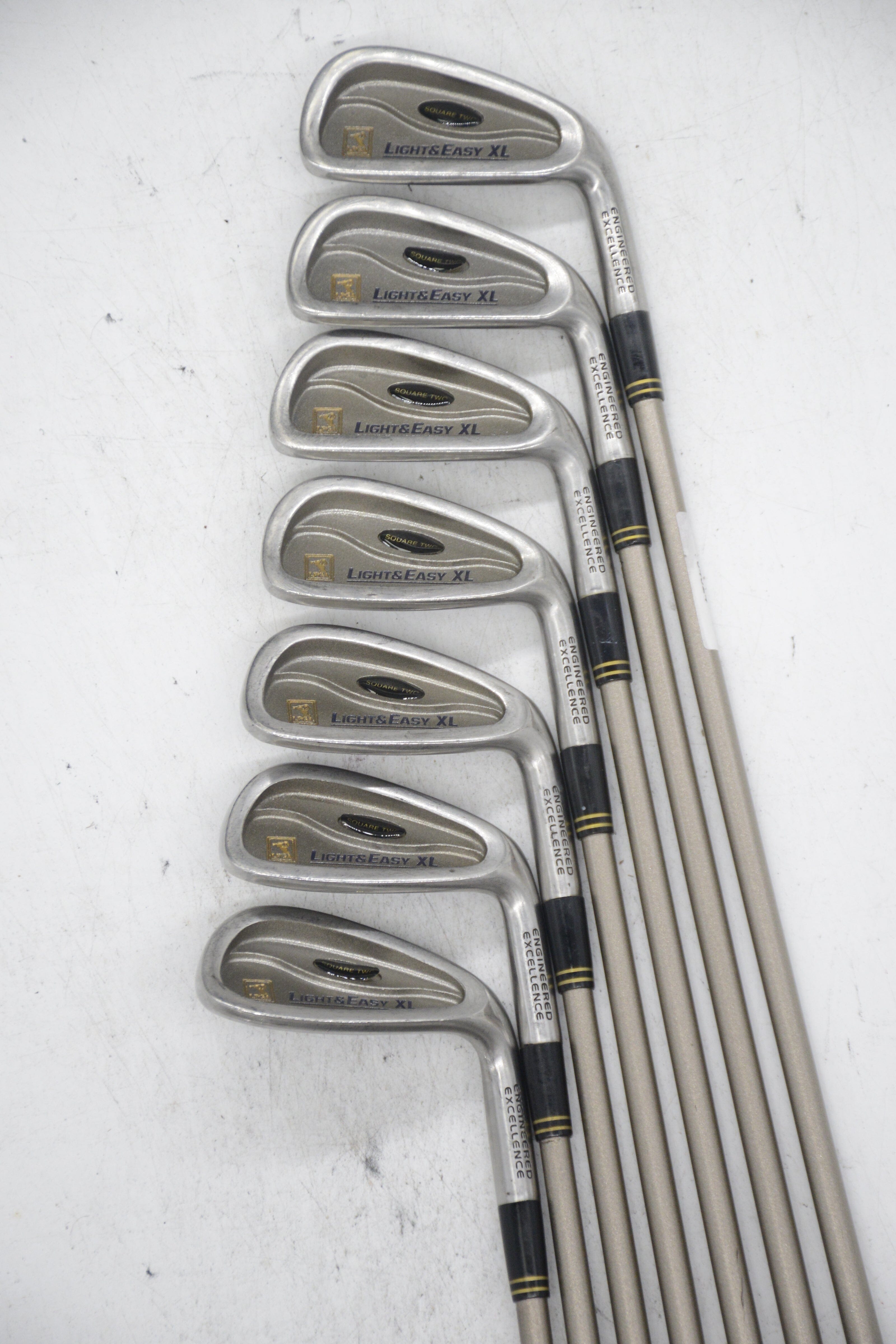Women's Square Two Light&Easy XL 5-PW, SW Iron Set W Flex -0.25" Golf Clubs GolfRoots