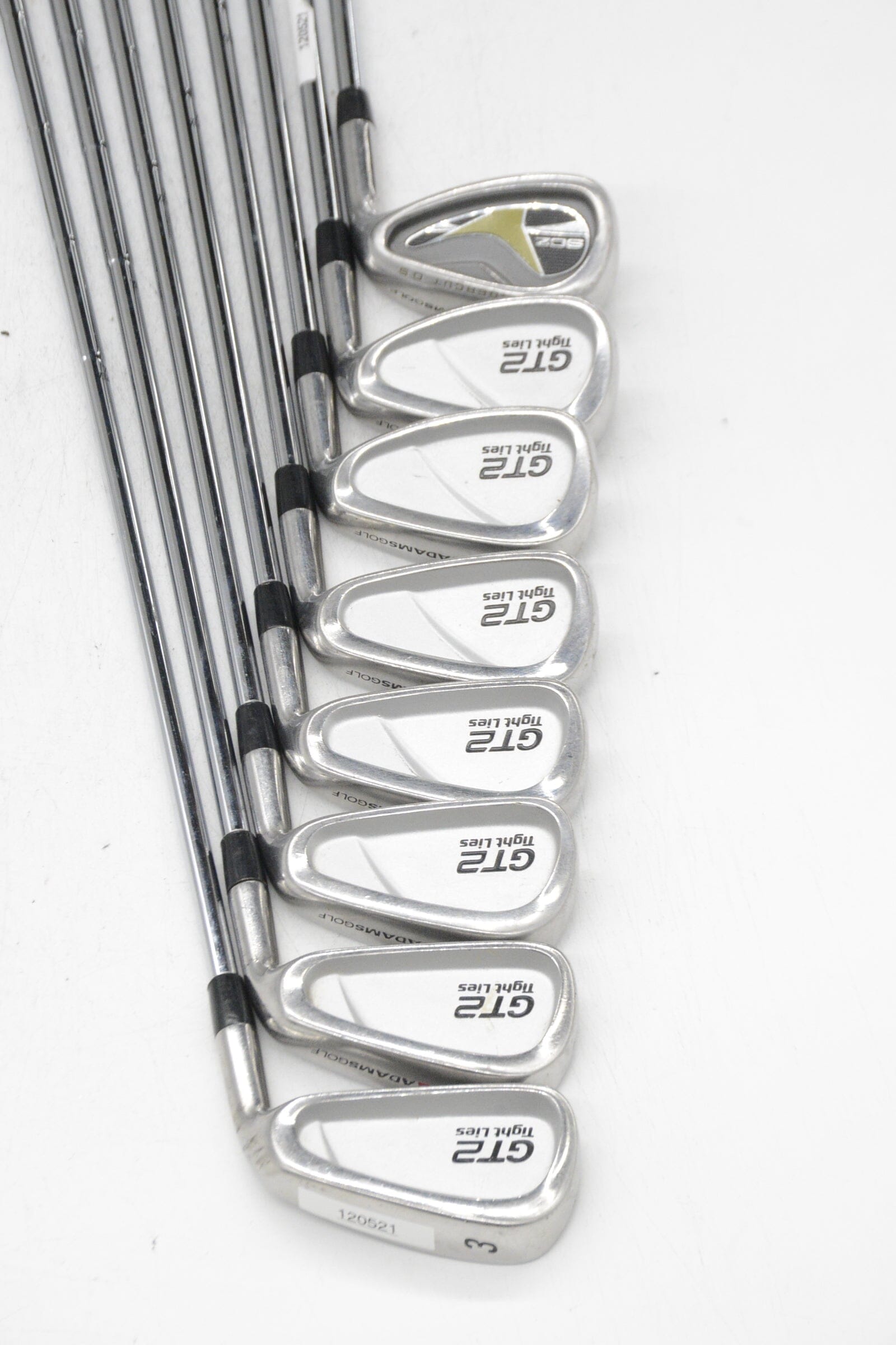 Adams Tight Lies GT 3-PW Iron Set R Flex Std Length Golf Clubs GolfRoots