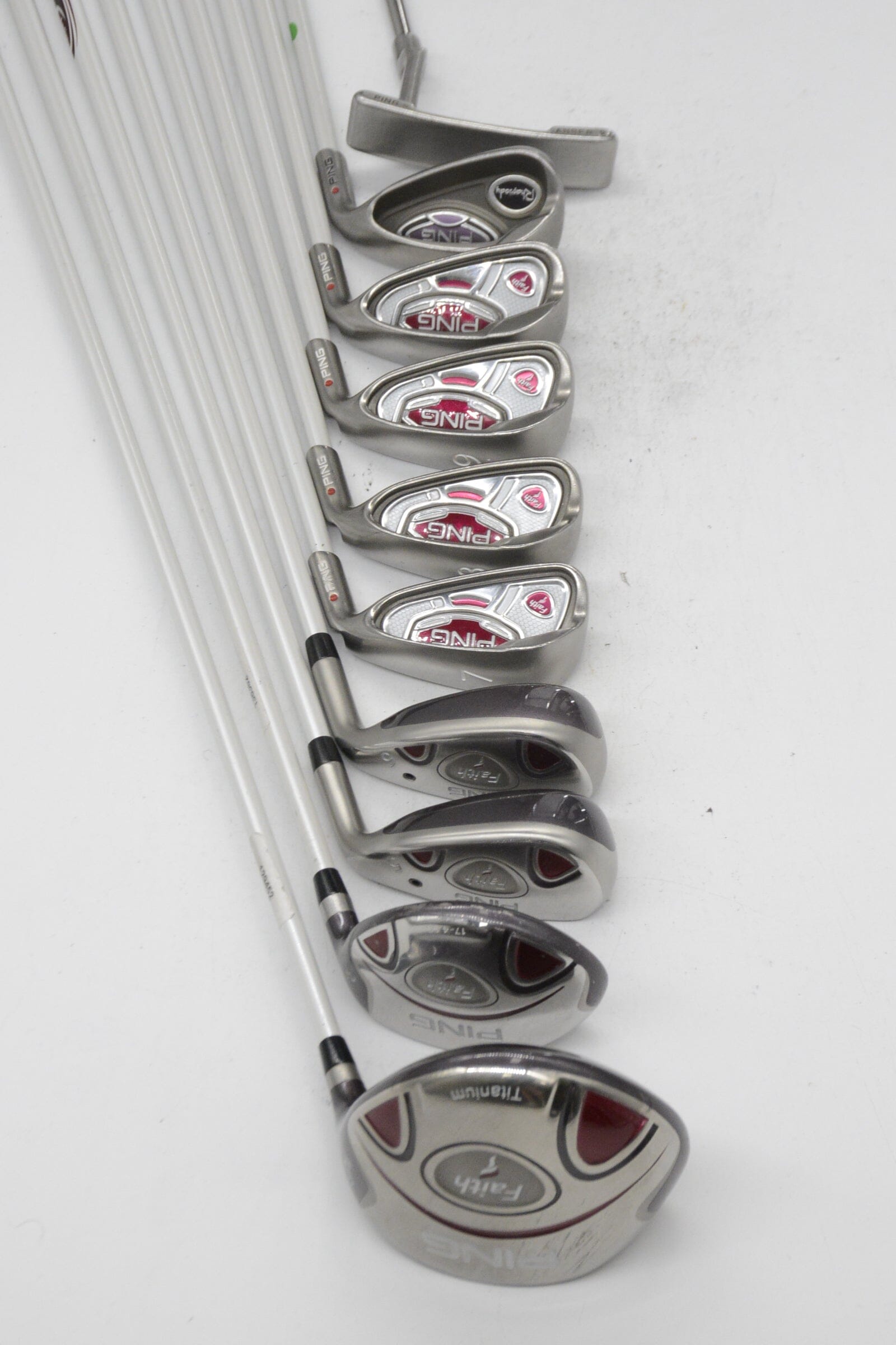 Women's Ping Faith Mixed Full Set W Flex -0.25" Golf Clubs GolfRoots
