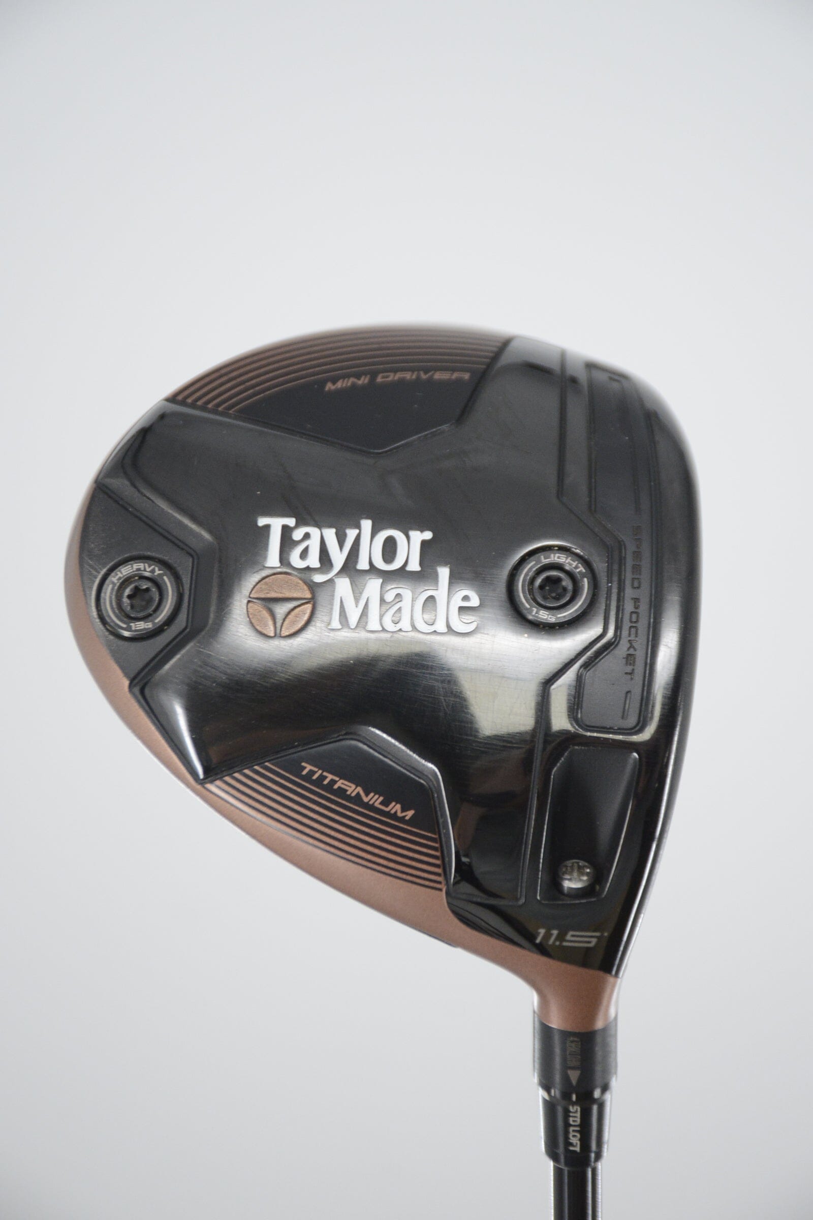 TaylorMade BRNR Mini Copper 11.5 Degree Driver R Flex 43.5" Golf Clubs GolfRoots