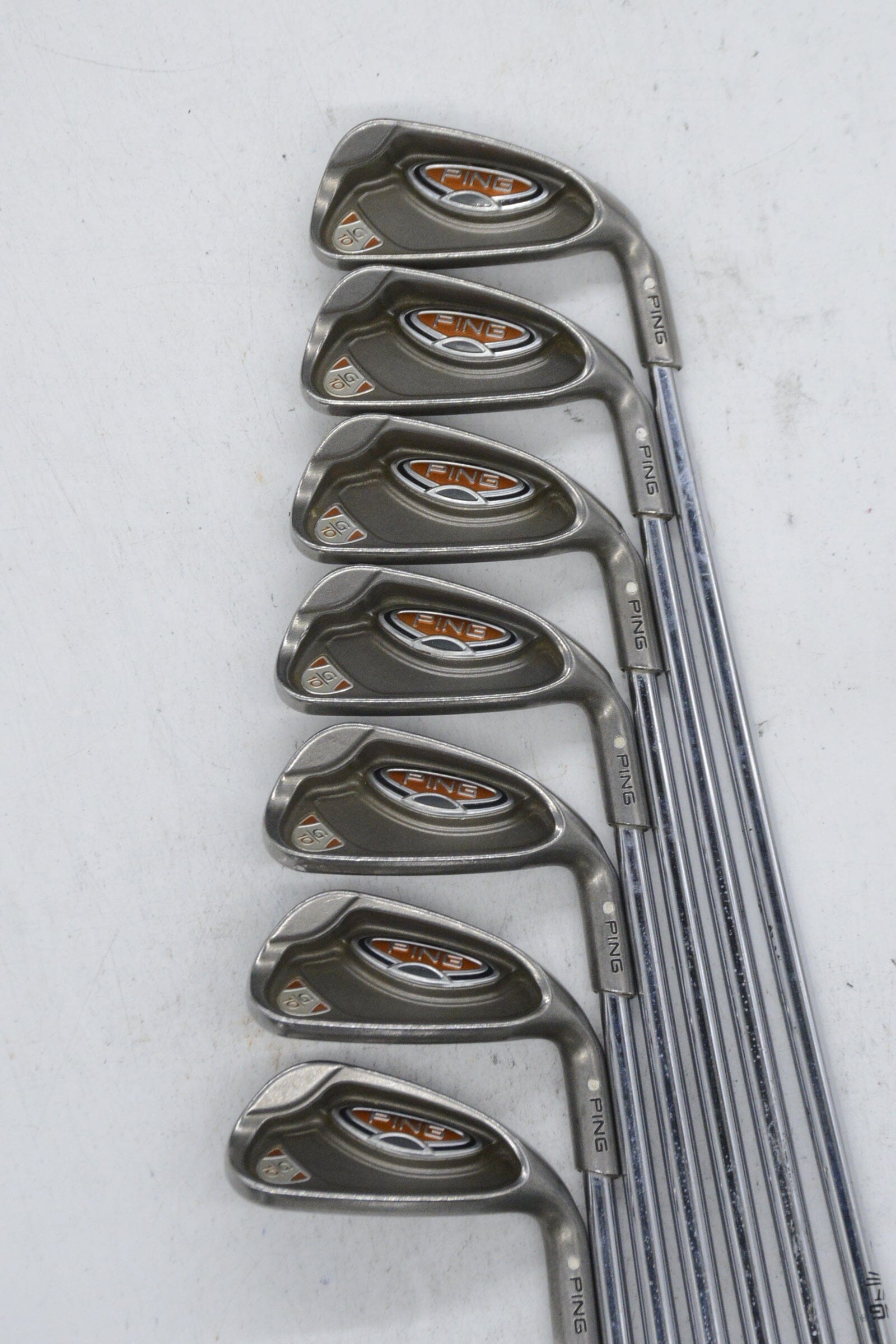 Ping G10 4-PW Iron Set R Flex -0.25" Golf Clubs GolfRoots