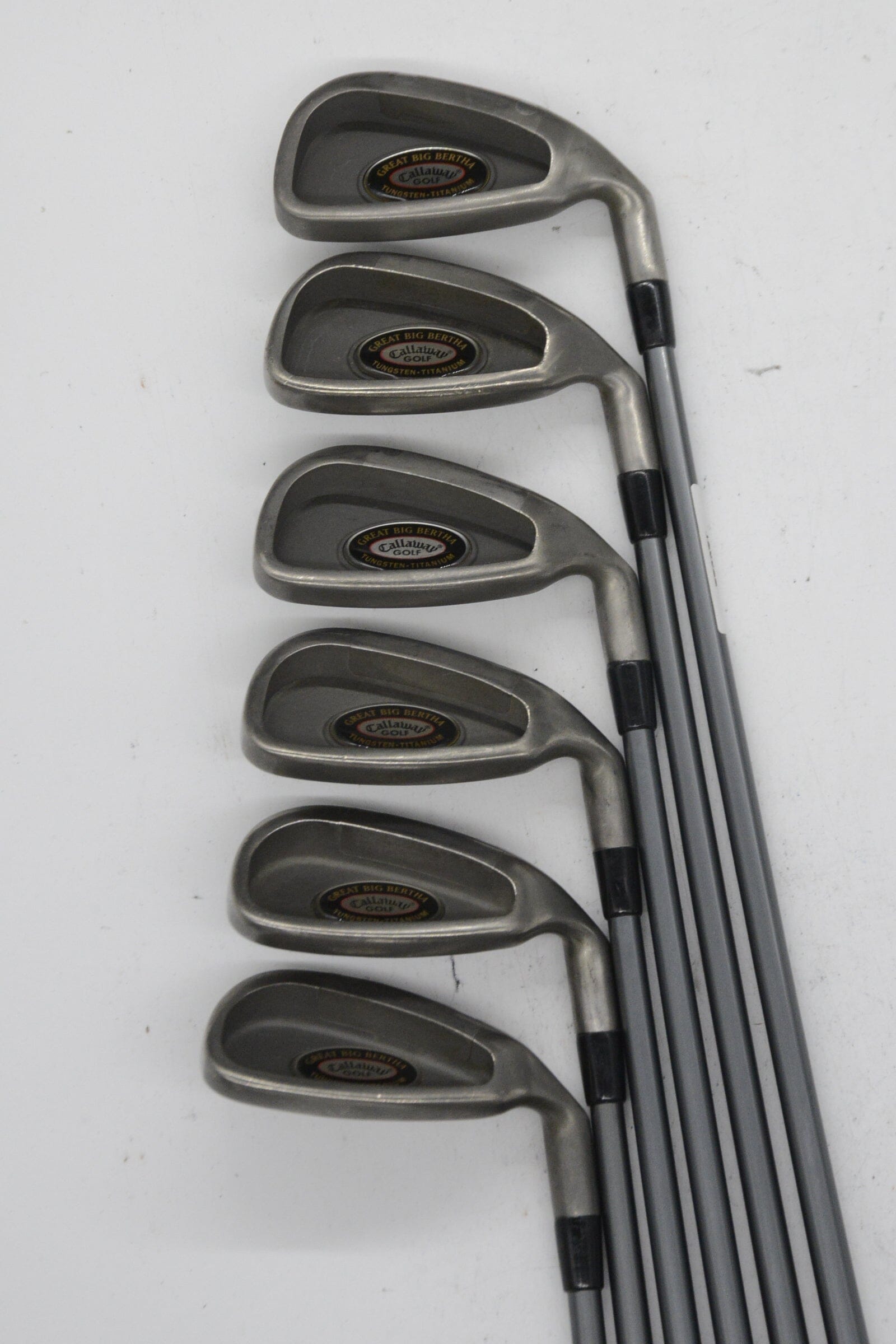 Callaway Great Big Bertha Tungsten Ti 6-AW Iron Set R Flex Std Length Golf Clubs GolfRoots