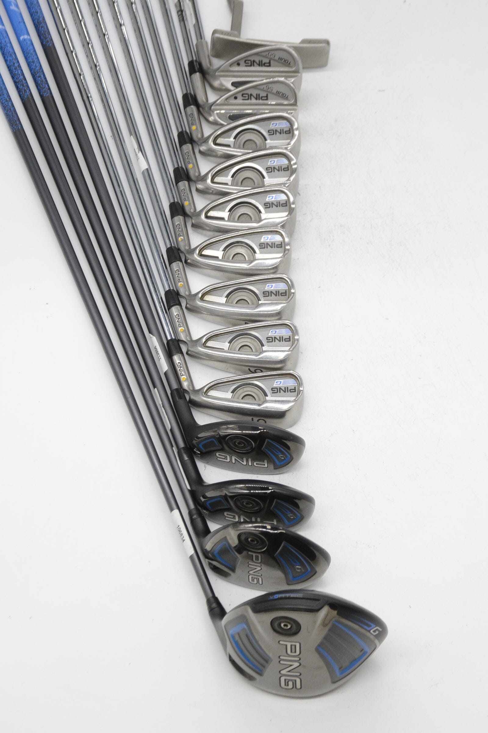 Ping G Mixed Full Set R Flex +0.25" Golf Clubs GolfRoots