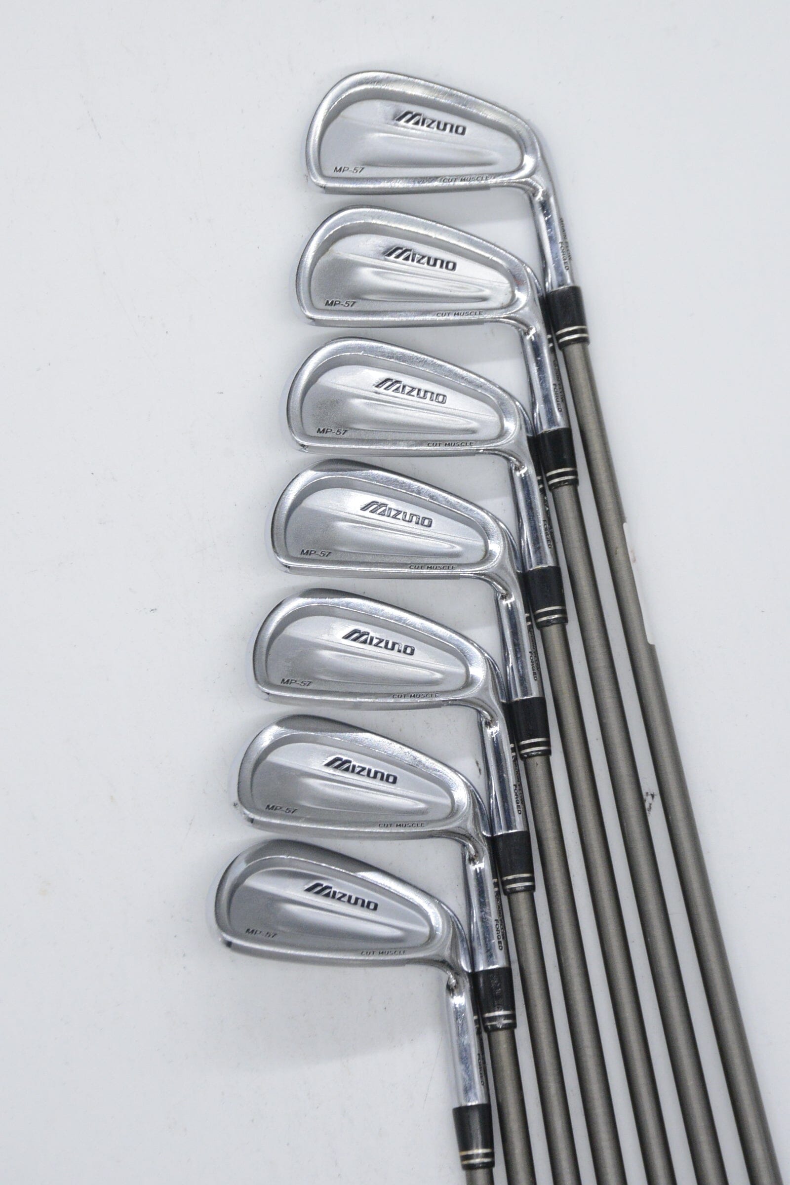Mizuno MP-57 4-PW Iron Set S Flex -0.5" Golf Clubs GolfRoots