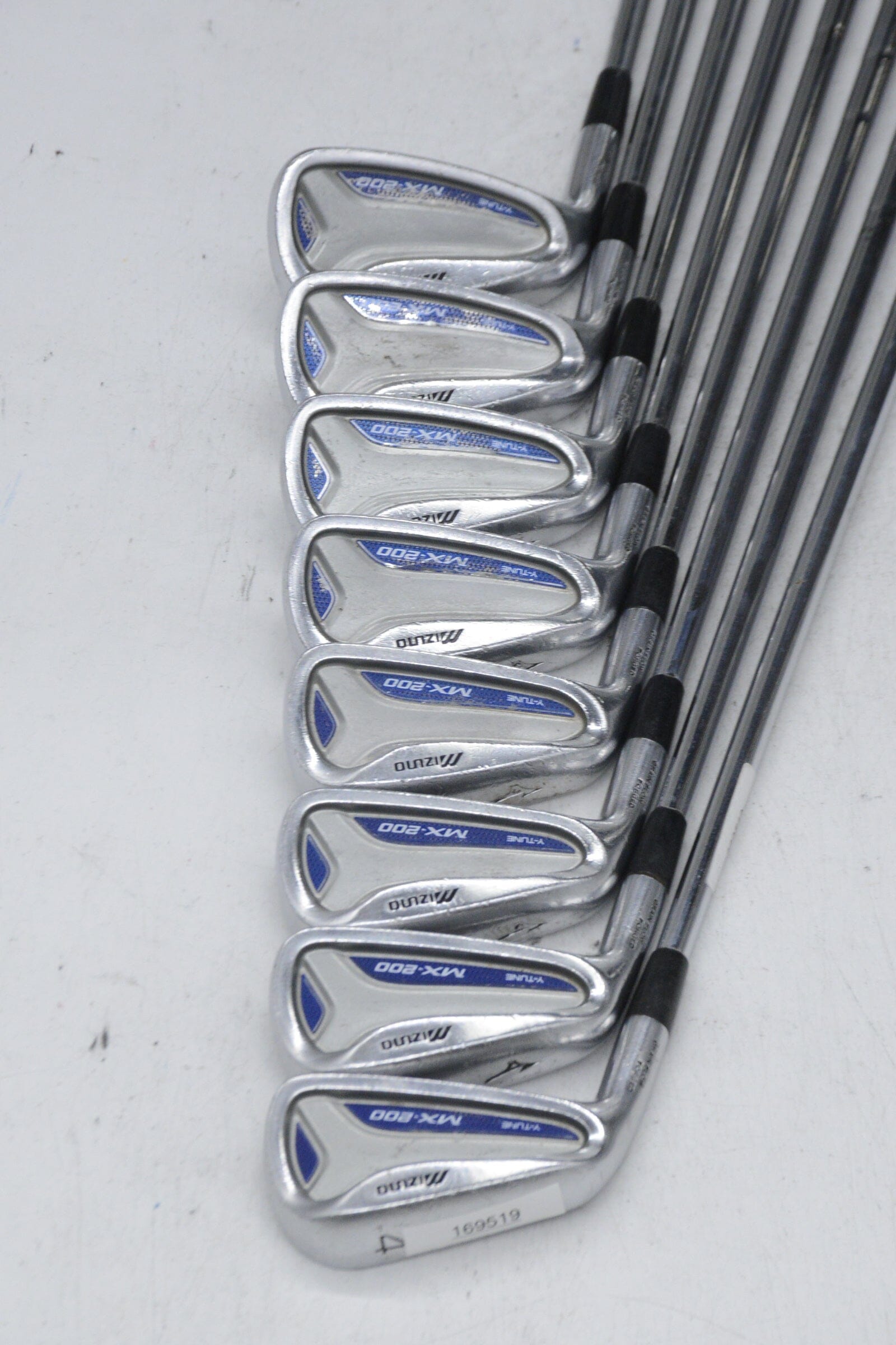 Lefty Mizuno MX-200 4-GW Iron Set S Flex Std Length Golf Clubs GolfRoots