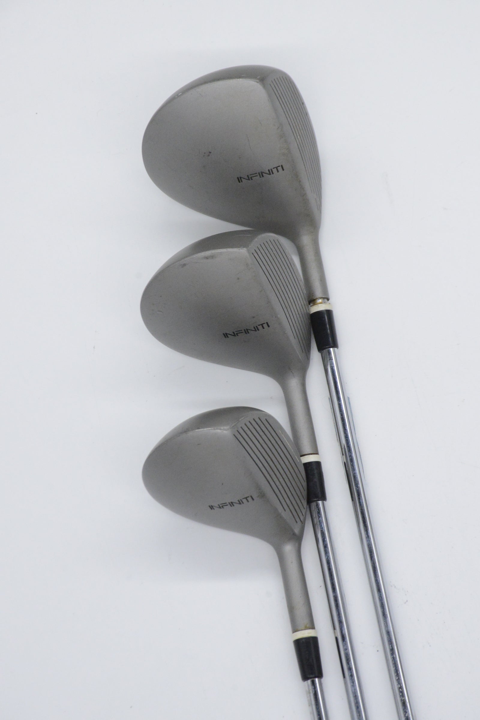 Lefty *Dented* Infiniti Plus D, 3W, 5W Wood Set R Flex