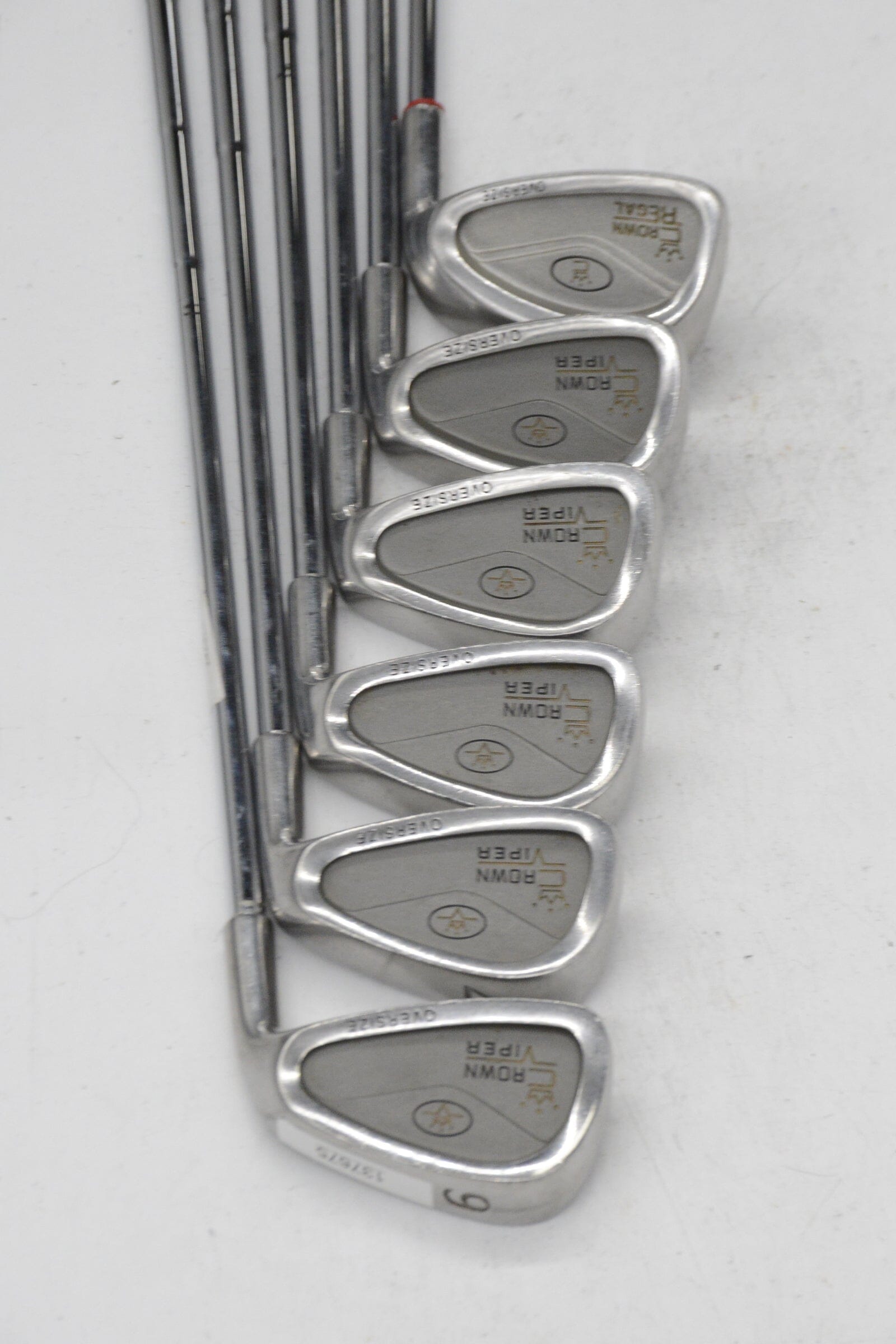 Crown Viper Oversize 6-PW, SW Iron Set S Flex Std Length Golf Clubs GolfRoots