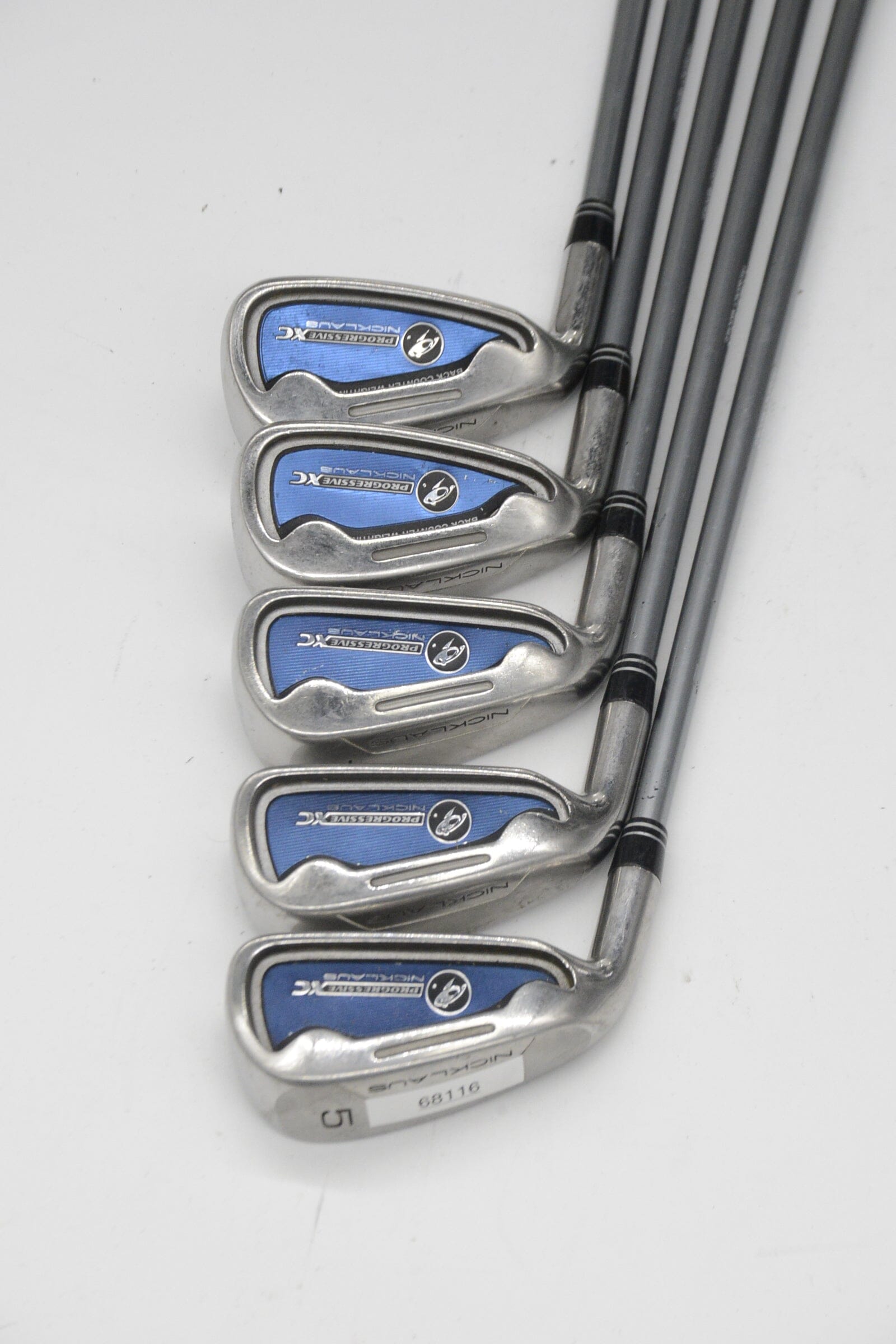 Lefty Nicklaus Progressive XC 5-9 Iron Set R Flex Std Length Golf Clubs GolfRoots
