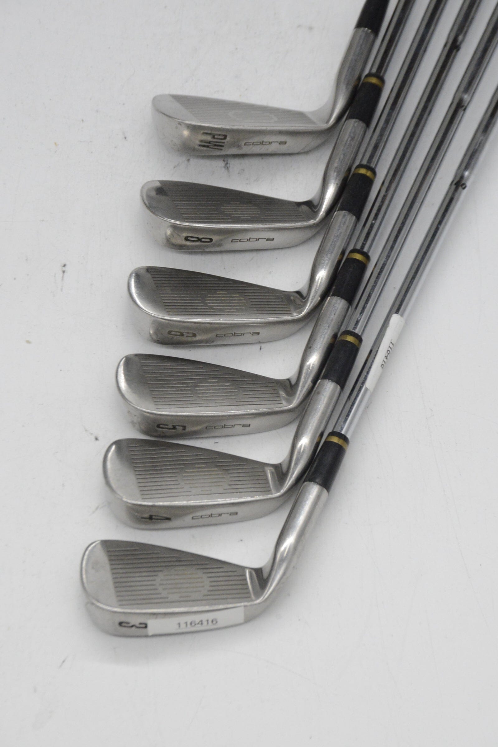 Cobra King Cobra Oversize 3-6, 8, PW Iron Set S Flex Std Length Golf Clubs GolfRoots