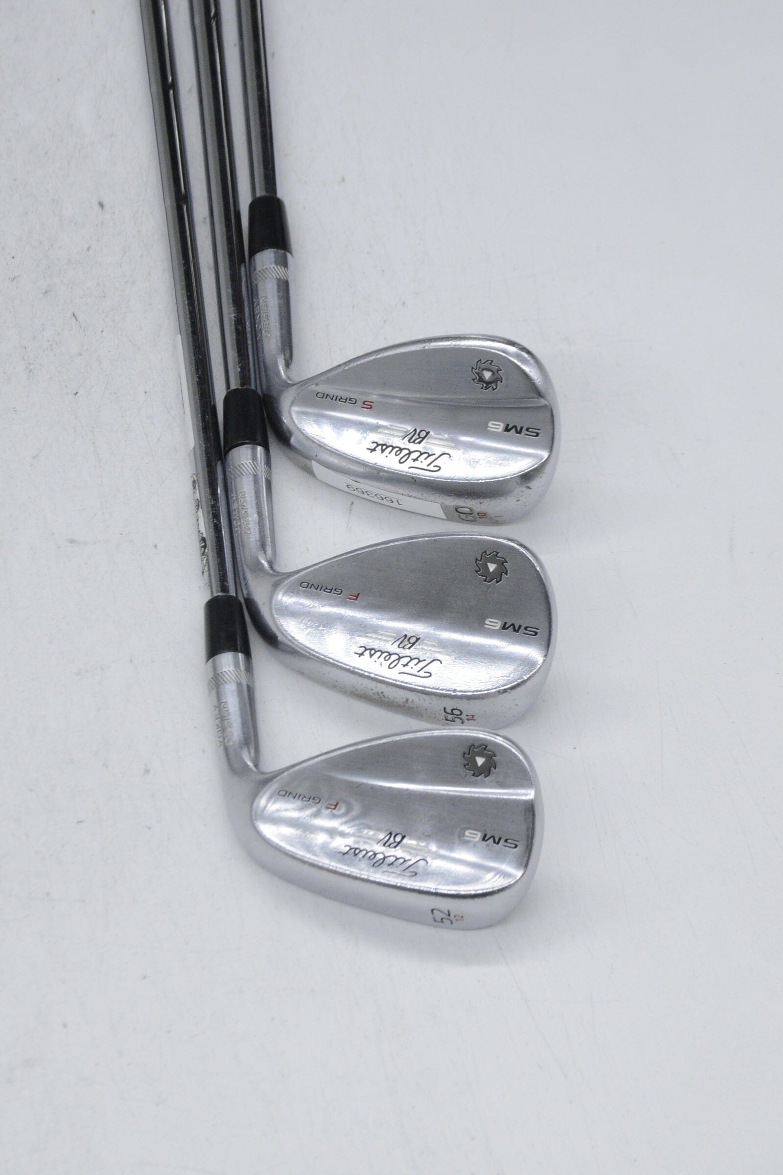 Titleist Vokey SM6 Tour Chrome 52, 56, 60 Degree Wedge Set Wedge Flex Golf Clubs GolfRoots