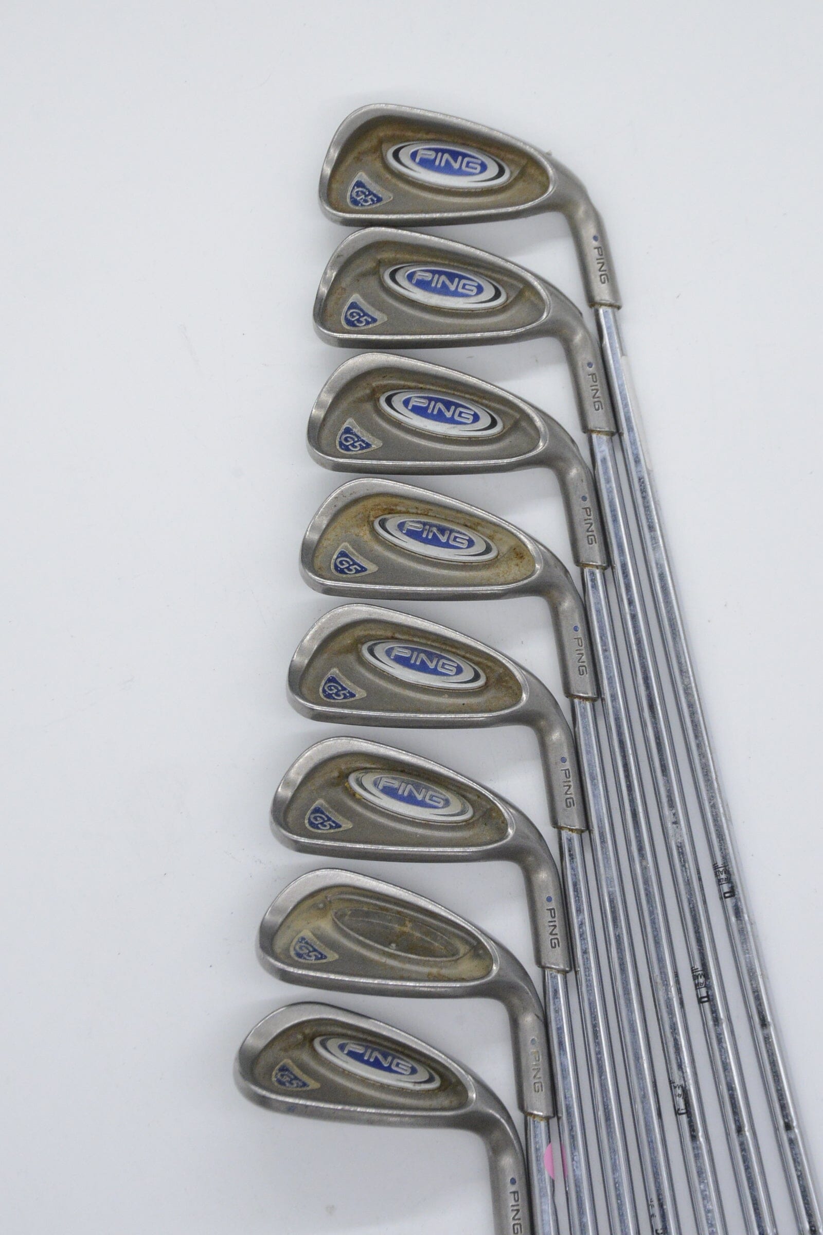 Ping G5 4-PW, SW Iron Set S Flex +0.5" Golf Clubs GolfRoots